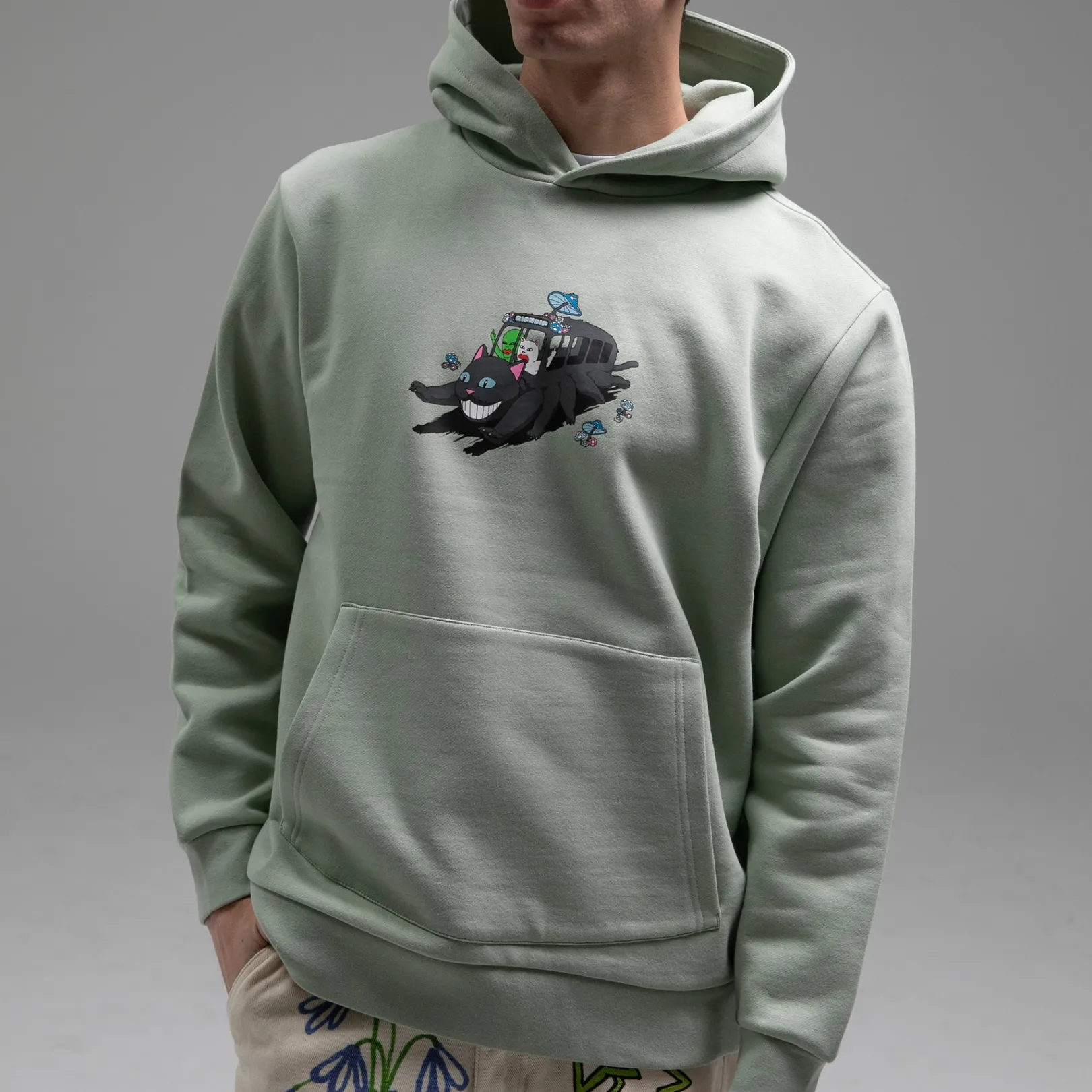 Adventure Bus Hoodie (Sage)<Ripndip Best