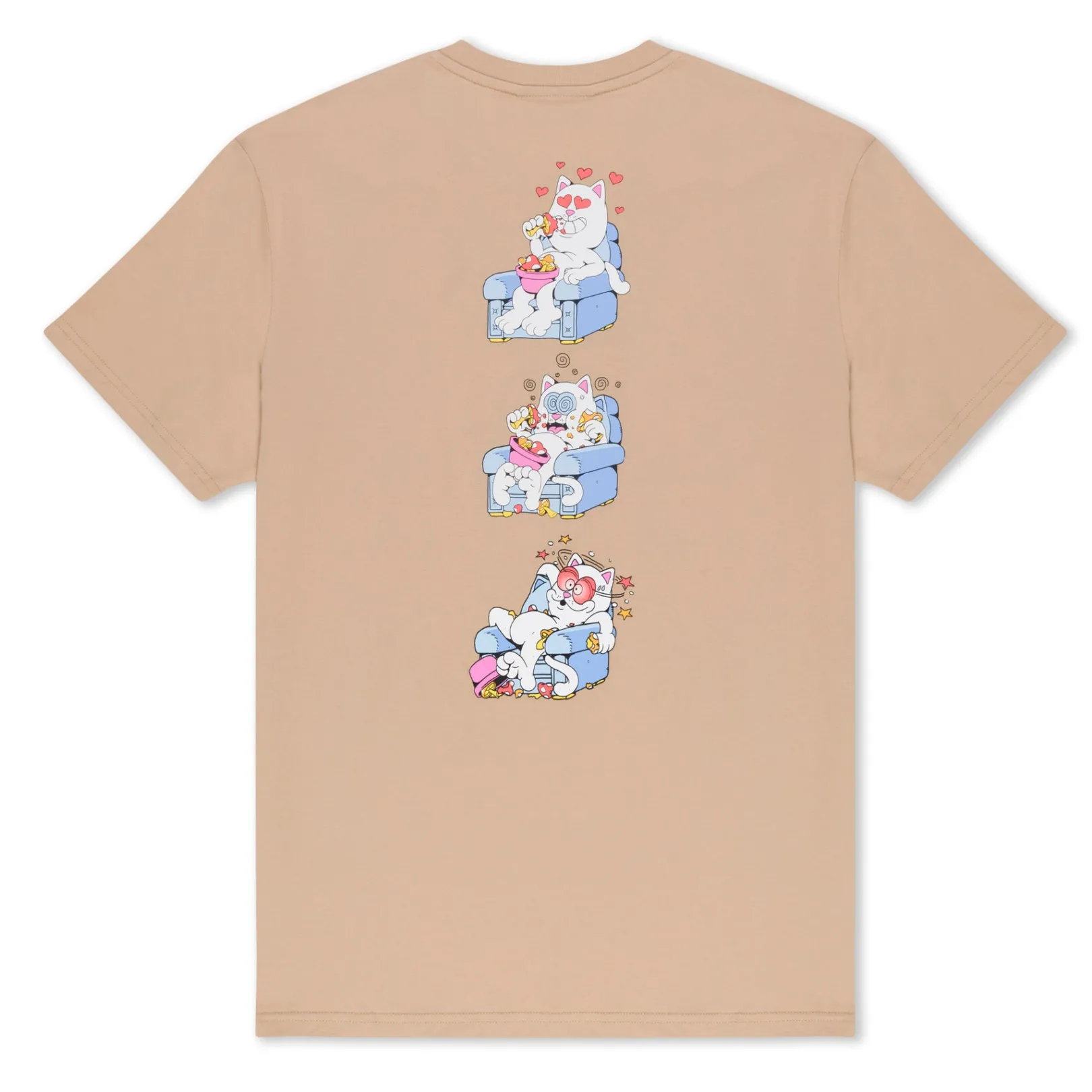 Afternoon Snack Tee (Almond)<Ripndip Best