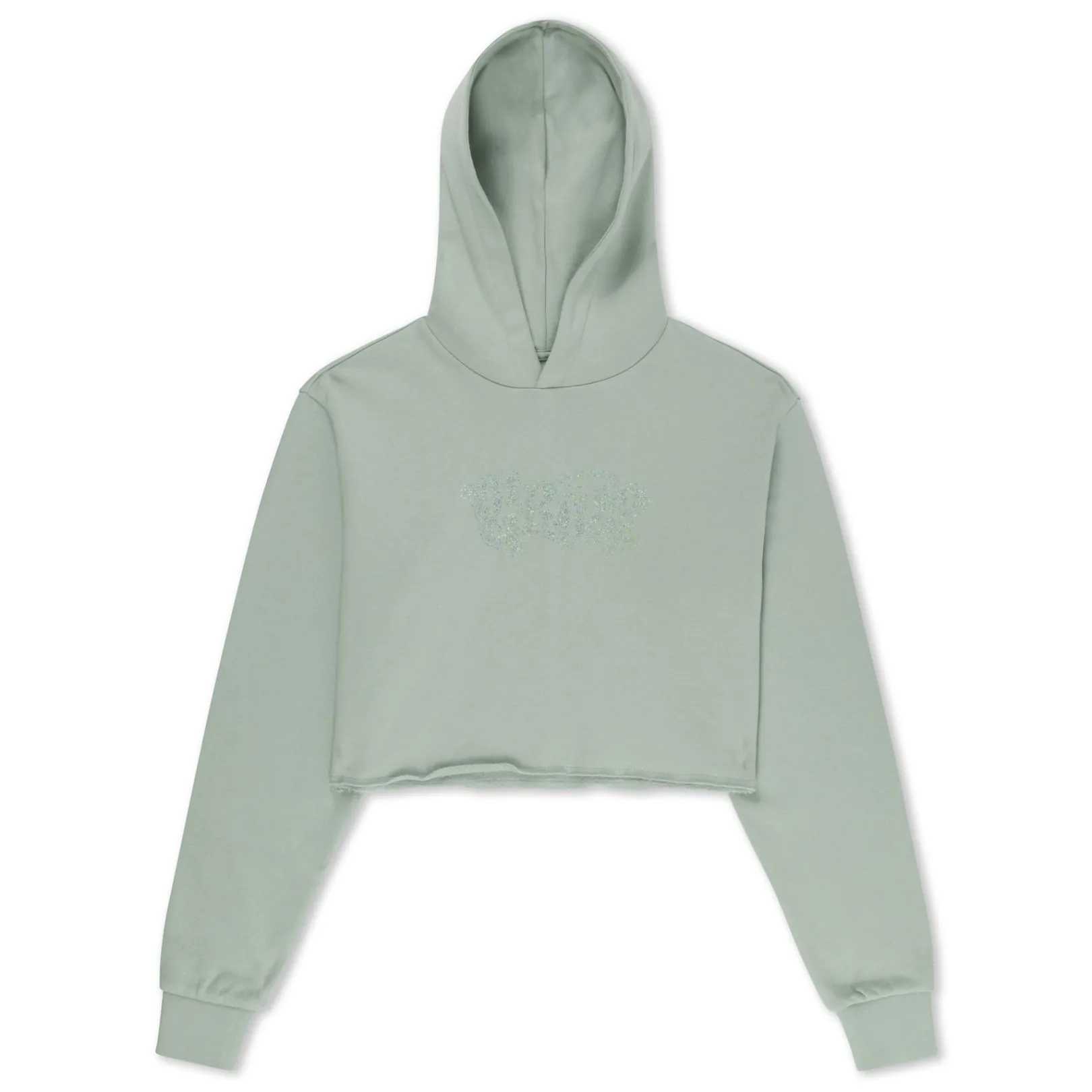 Angels Cropped Hoodie (Sage Grey)<Ripndip Discount