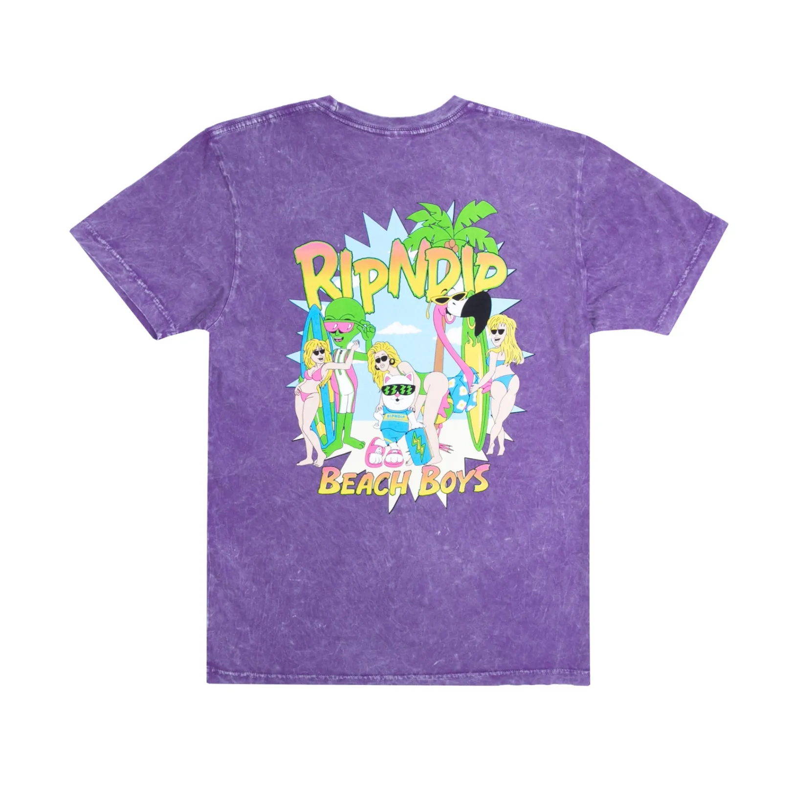 Beach Boys Tee (Purple Mineral Wash)<Ripndip Hot