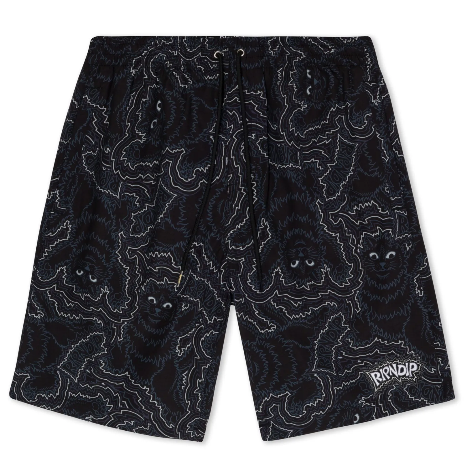 Big Pussy Energy Swim Shorts (Black)<Ripndip Cheap