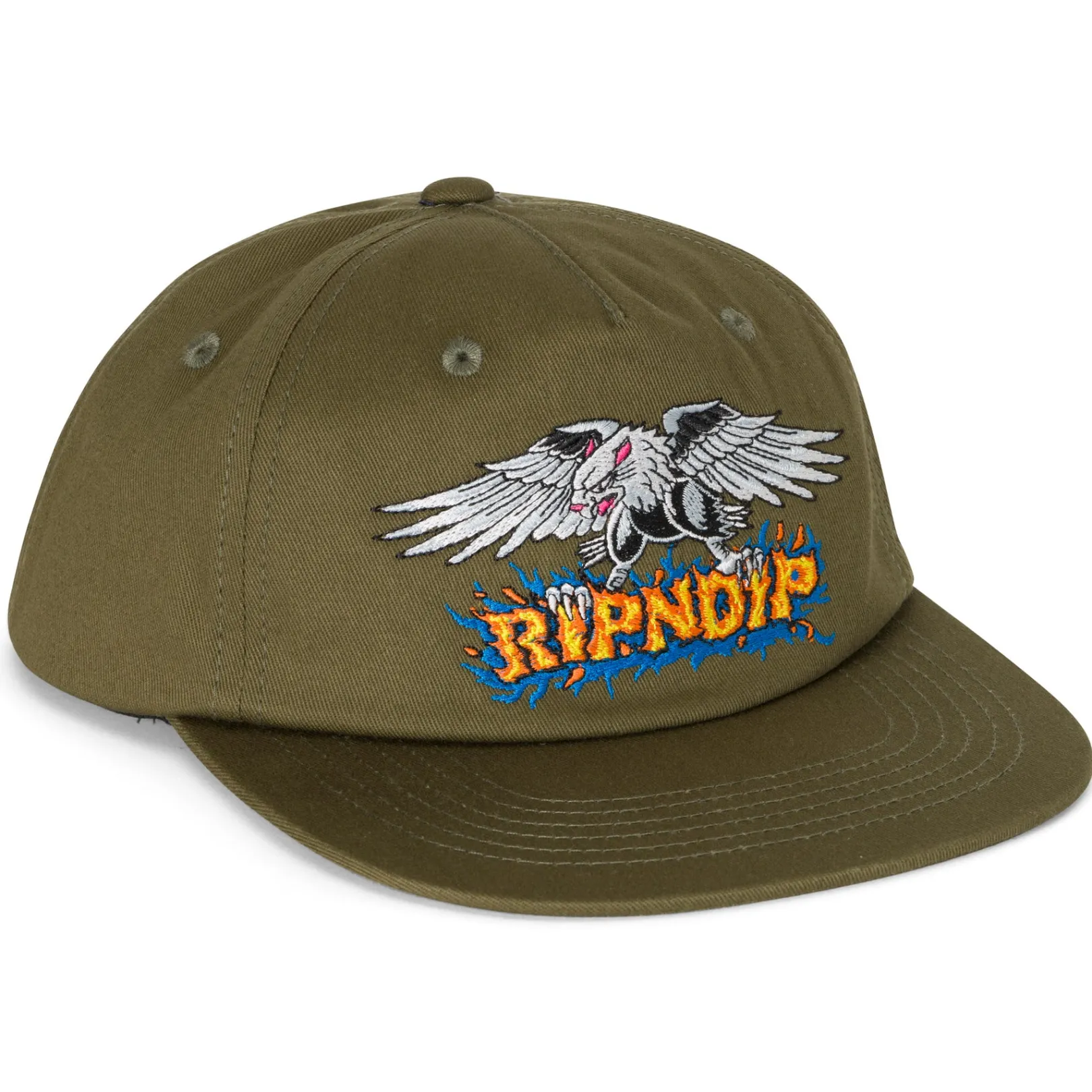 Birdy Snapback (Dark Olive)<Ripndip Best