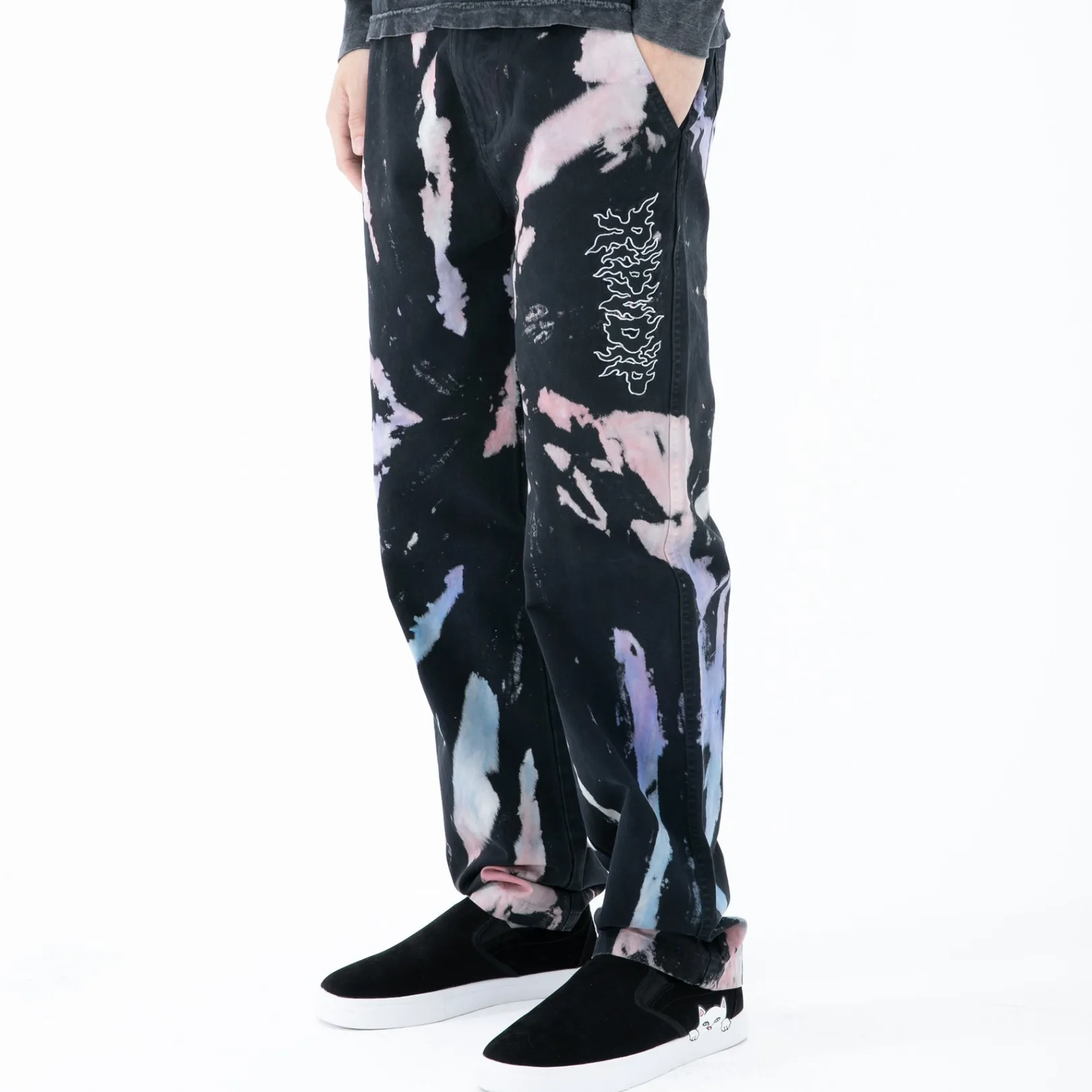 Blaze Pants (Black/Peach/Purple Tie Dye)<Ripndip Sale