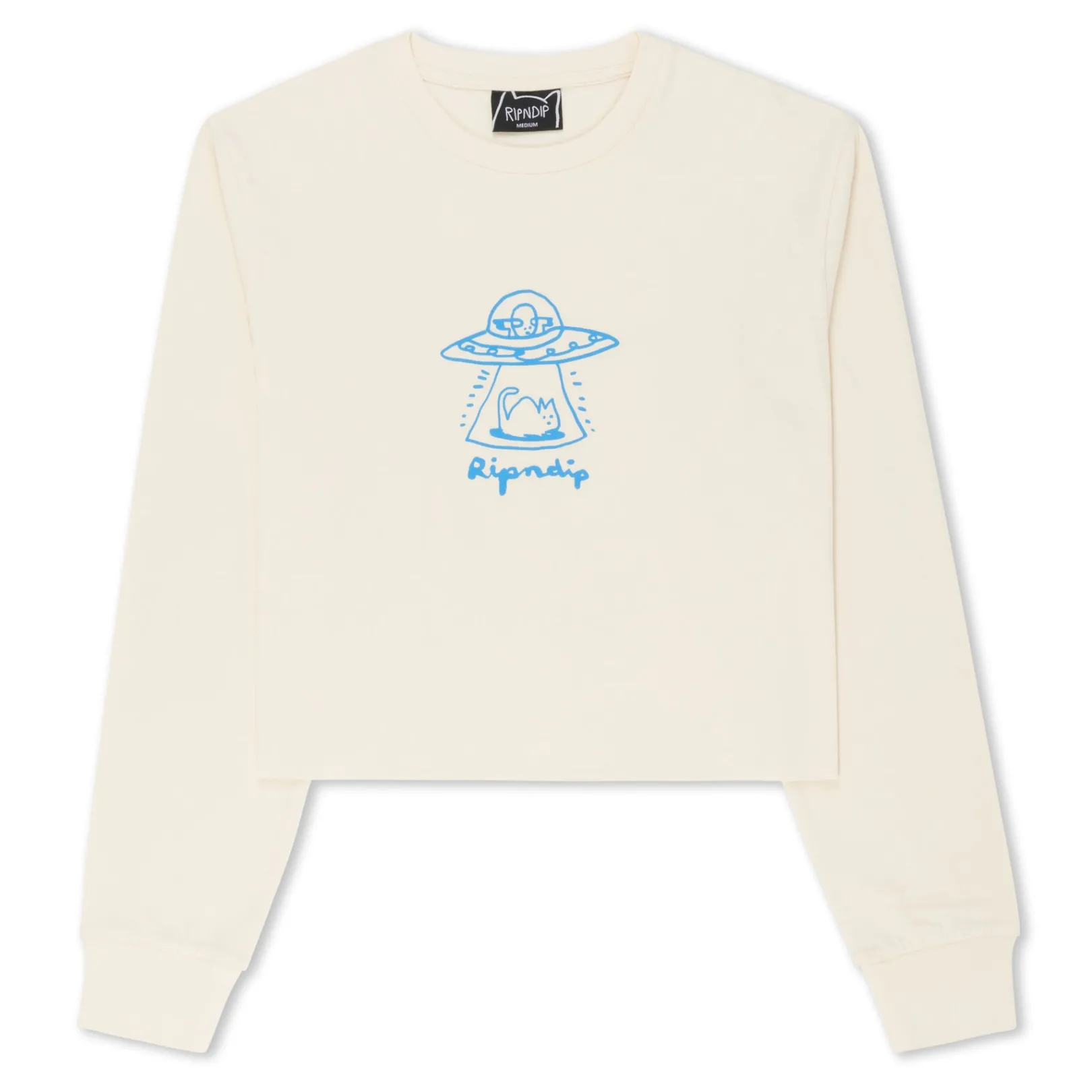 Blonded Cropped Long Sleeve (Natural)<Ripndip Shop