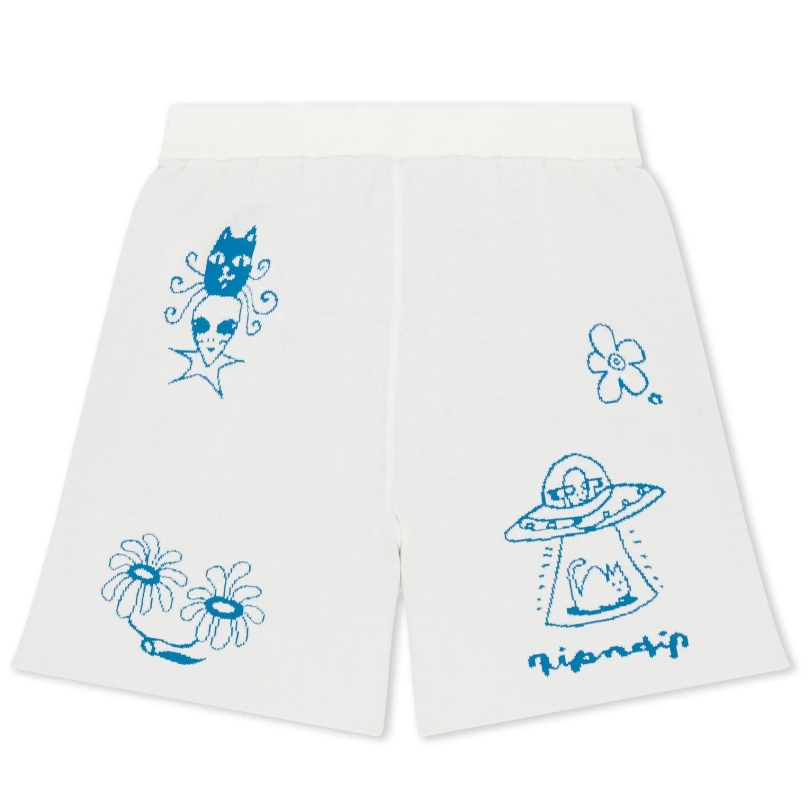 Blonded Knit Reversible Womens Shorts (Off White)<Ripndip Outlet