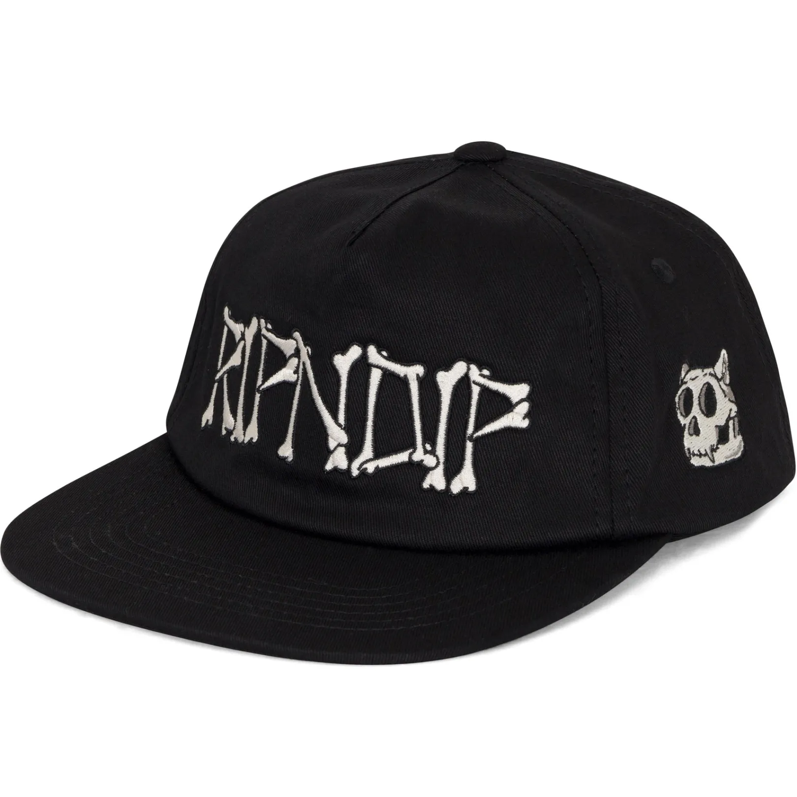 Bones Snapback (Black)<Ripndip Best Sale