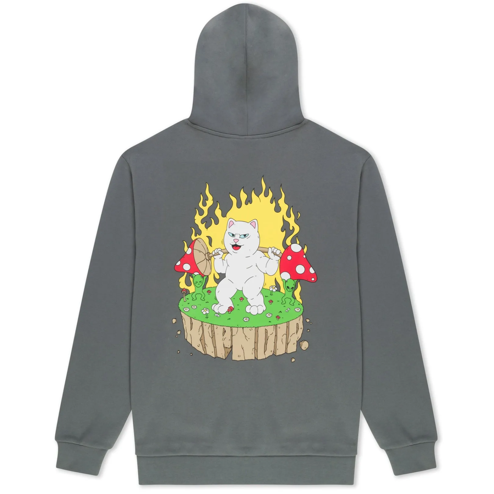 Bulking Hoodie (Charcoal )<Ripndip Discount