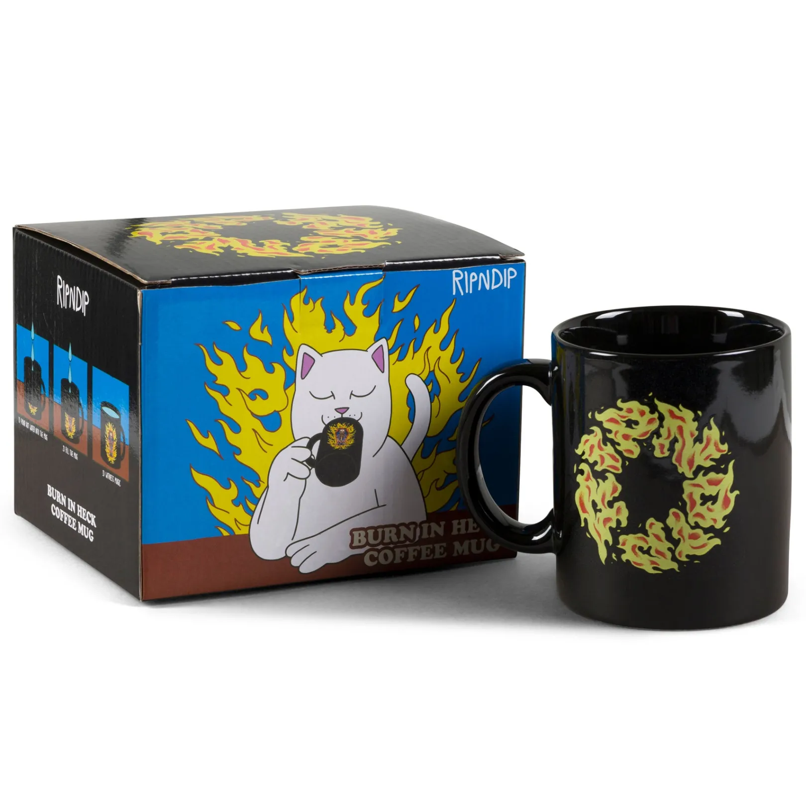 Burn In Heck Coffee Mug (Black)<Ripndip Cheap