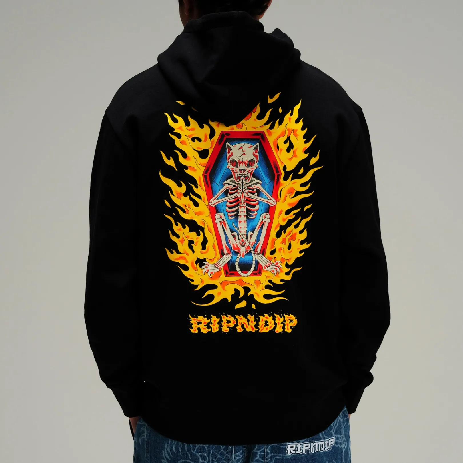 Burn In Heck Hoodie (Black)<Ripndip Best