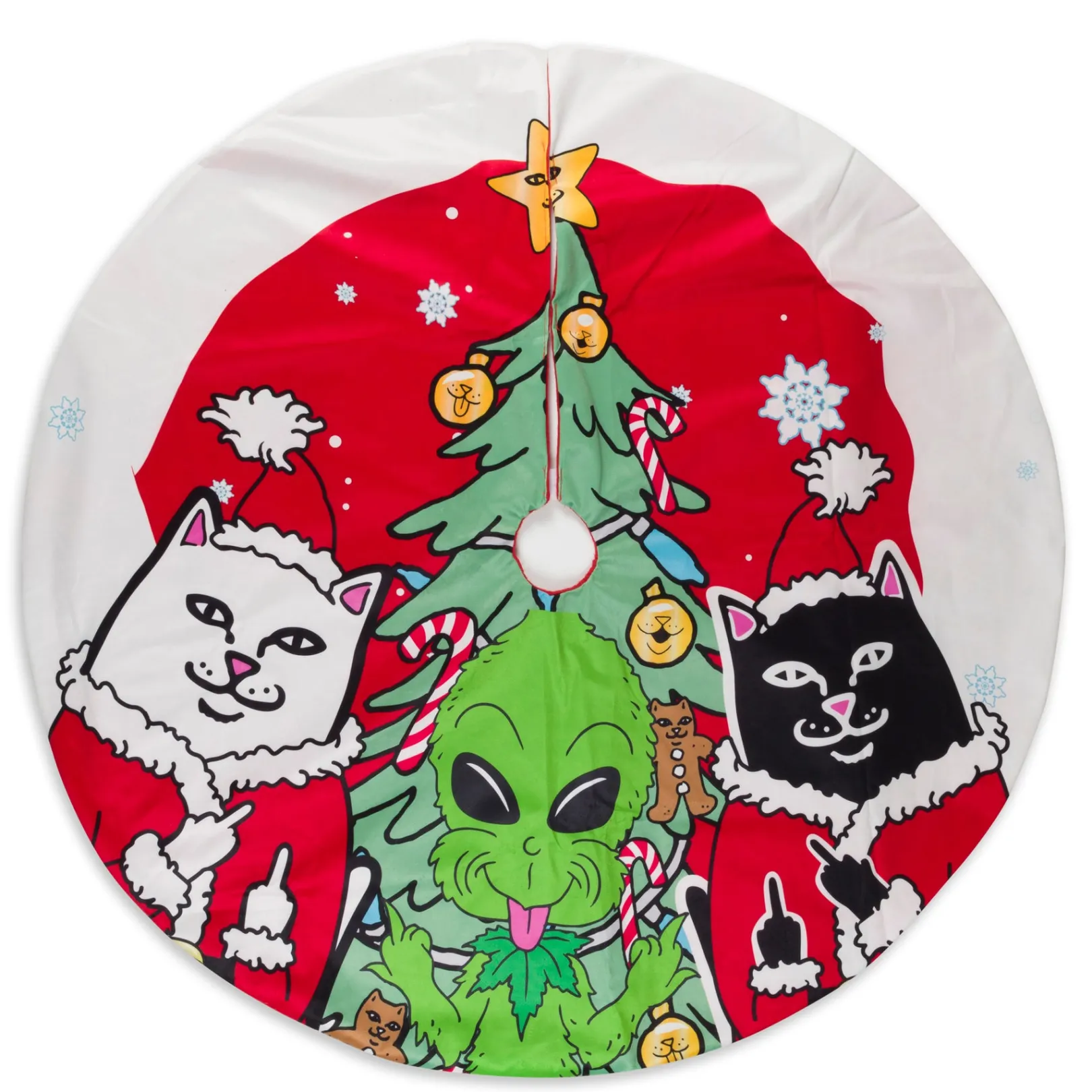 Christmas Gang Tree Skirt (Red)<Ripndip Outlet