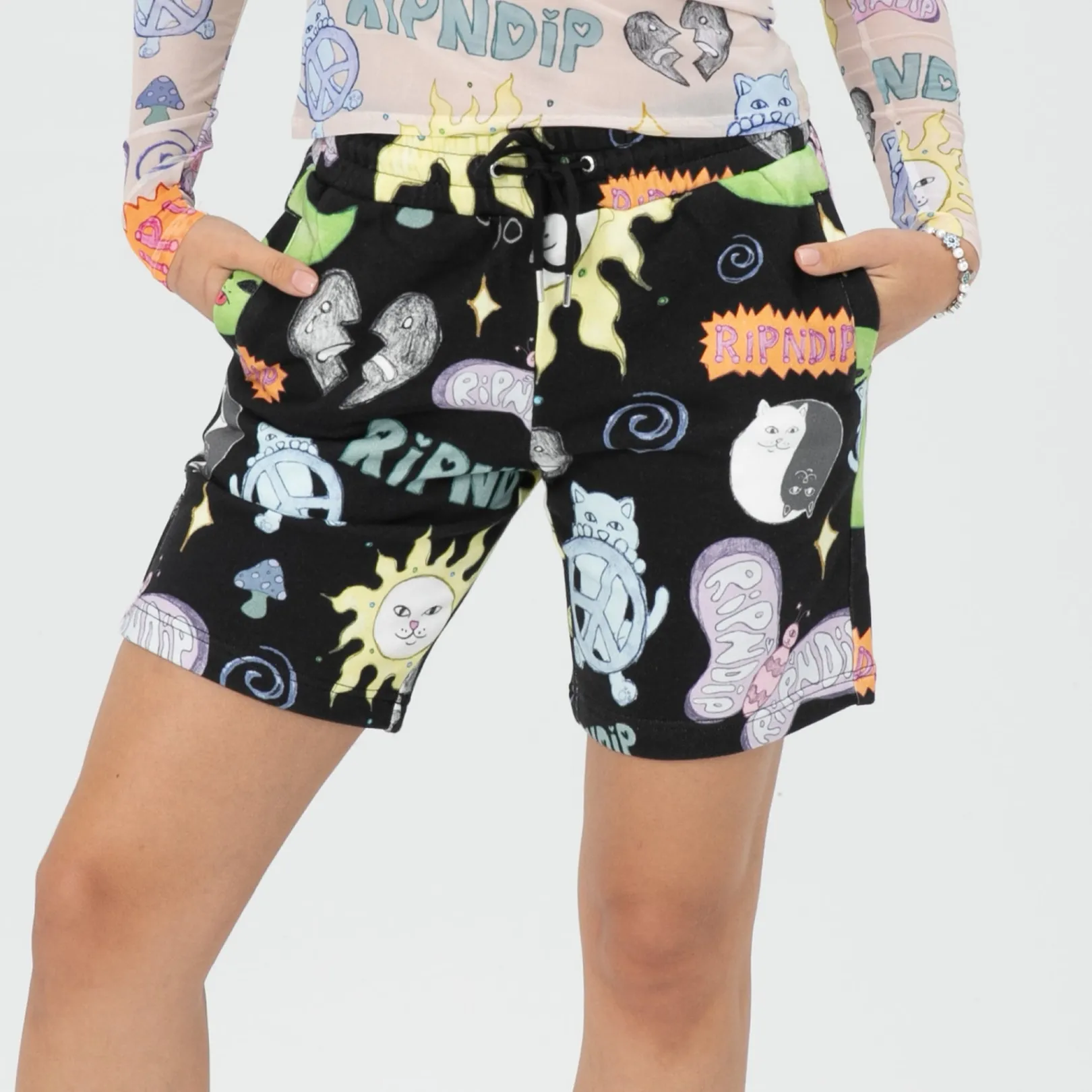 Circo Loco Sweatshorts (Black)<Ripndip Online