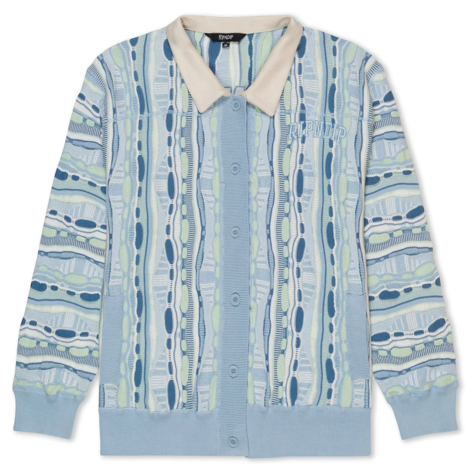 Corded Button Up Jacket (Light Blue)<Ripndip Store