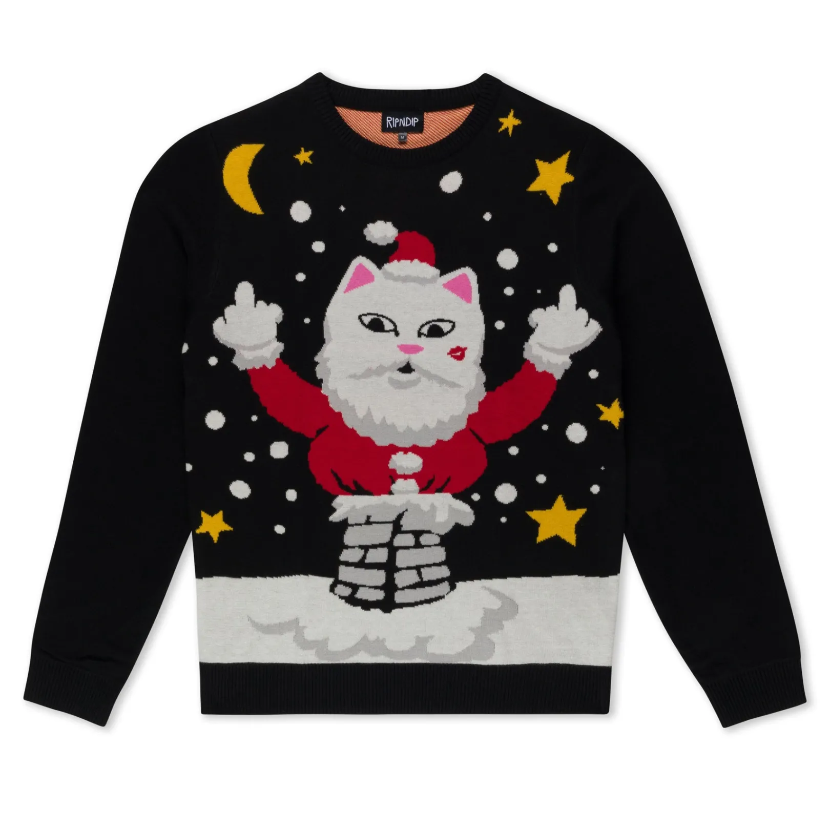 Deck The Halls Knit Sweater (Black)<Ripndip Hot