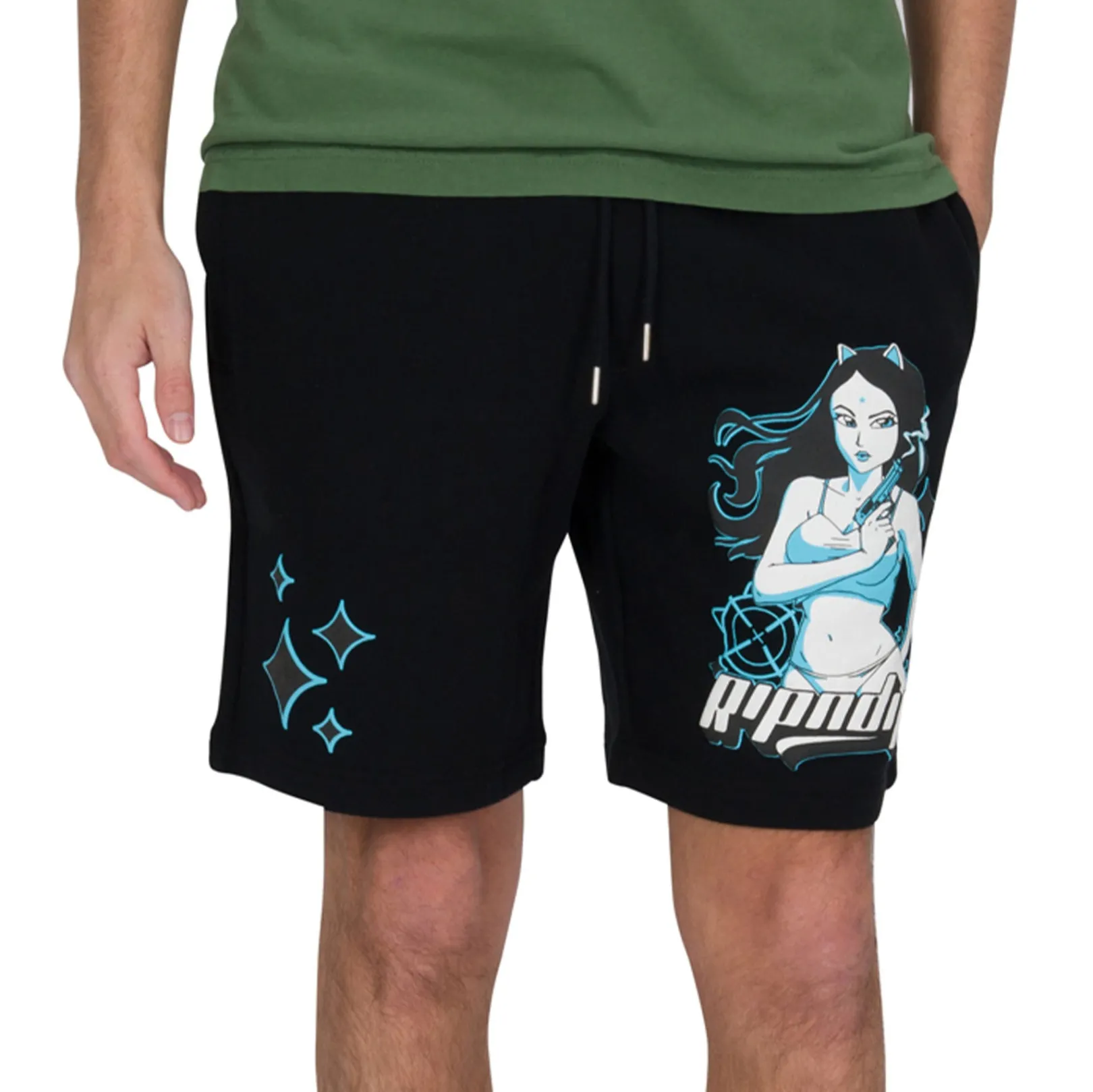 Desperado Sweatshorts (Black)<Ripndip New