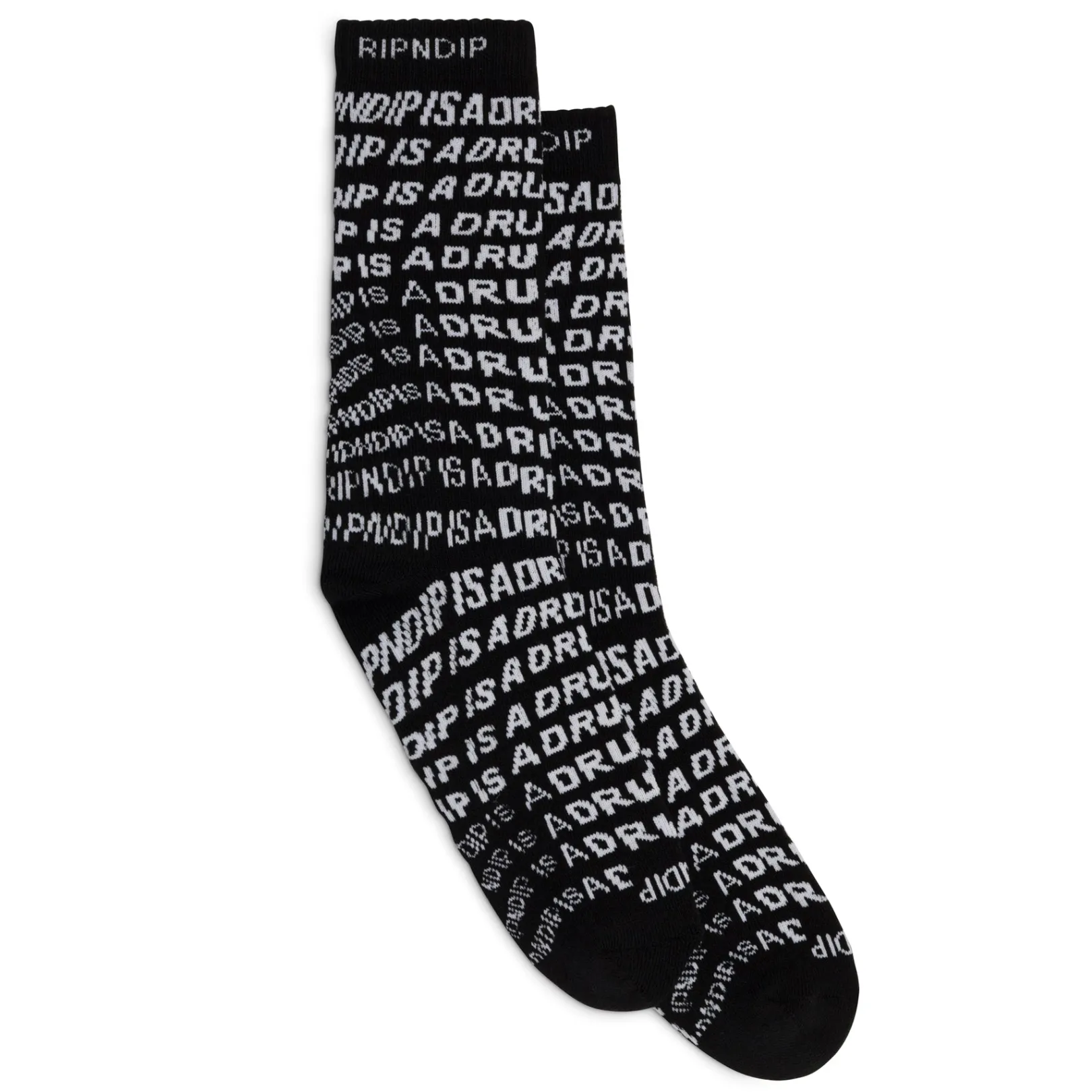 Drug From God Socks (Black)<Ripndip Hot