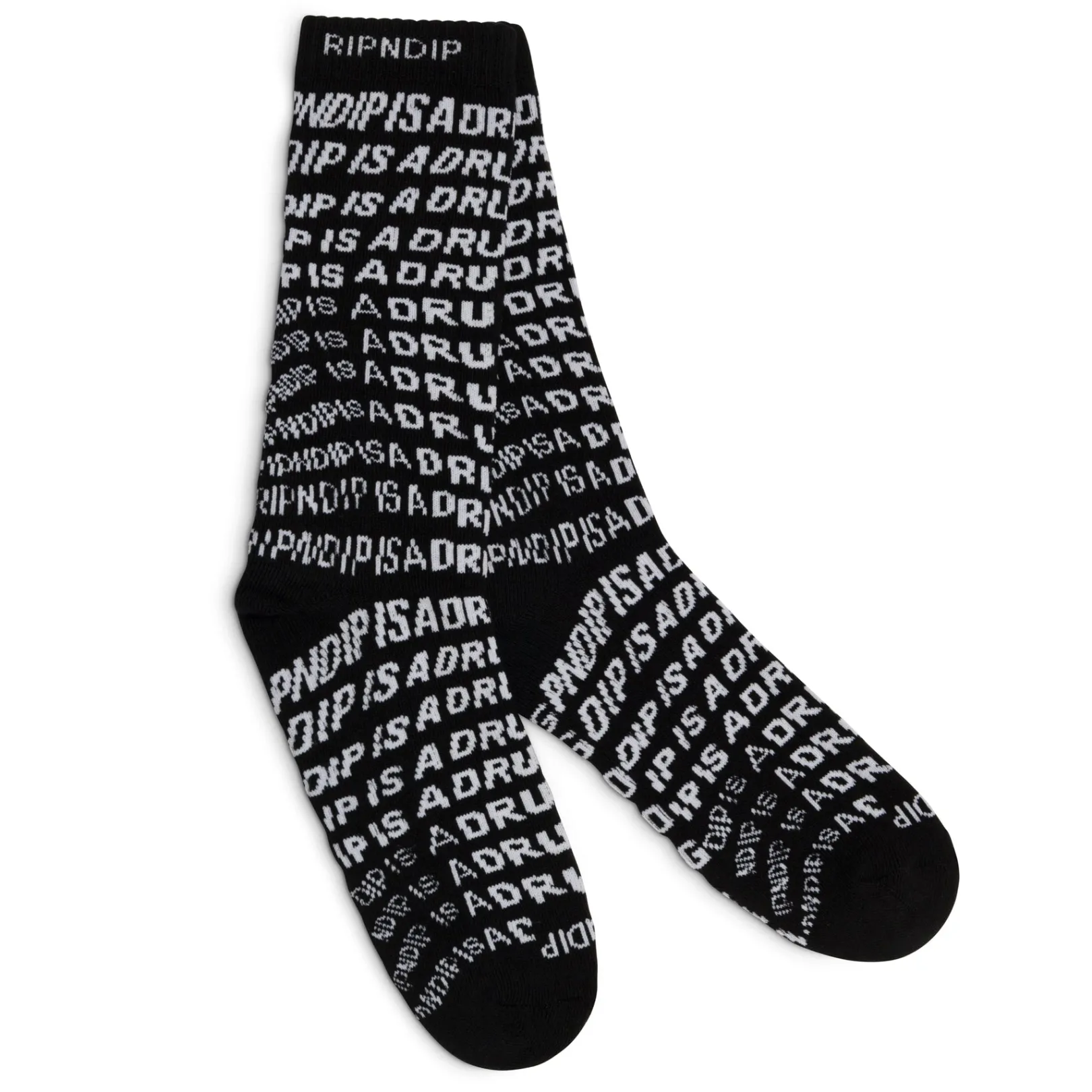 Drug From God Socks (Black)<Ripndip Hot