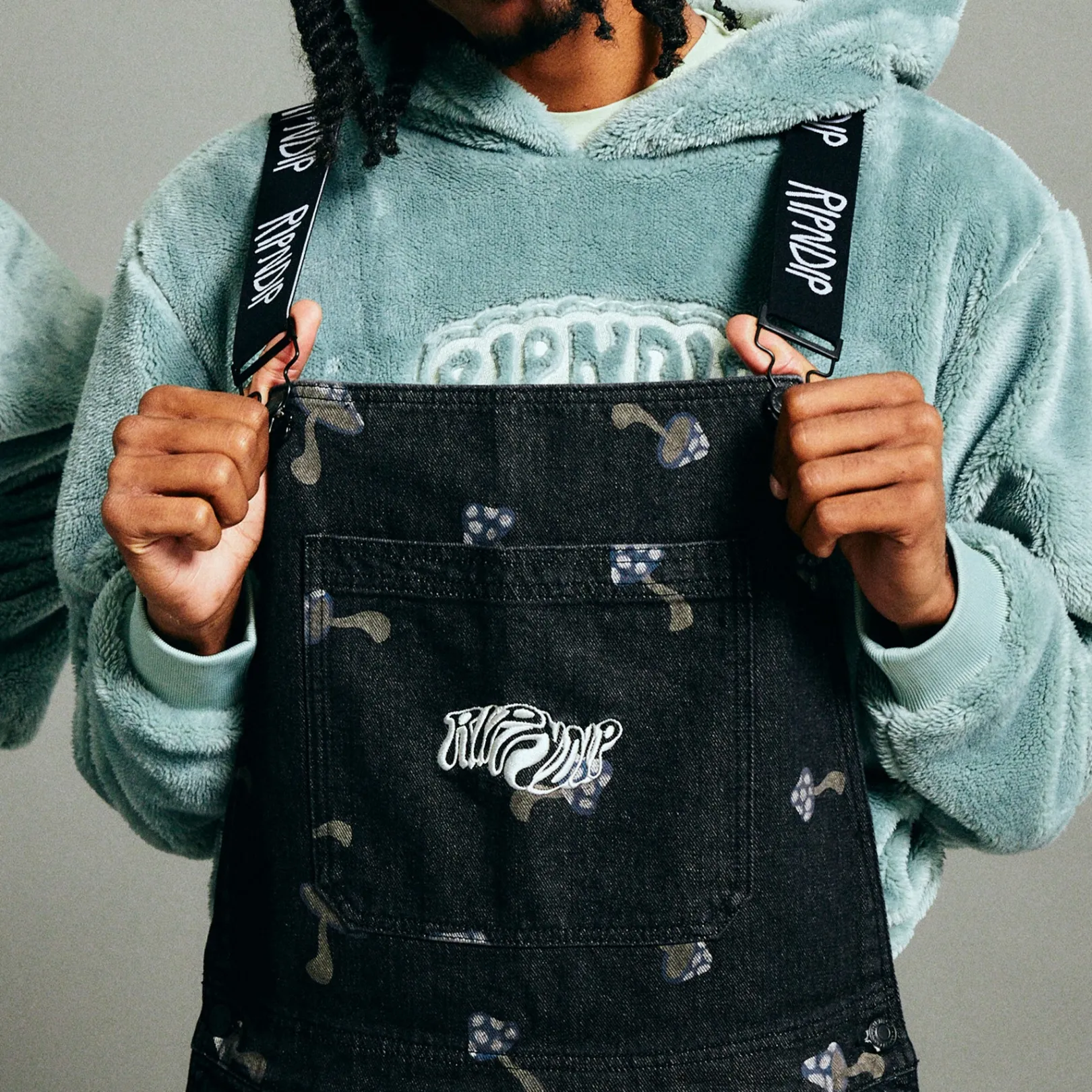 Euphoria Denim Overalls (Black)<Ripndip Cheap