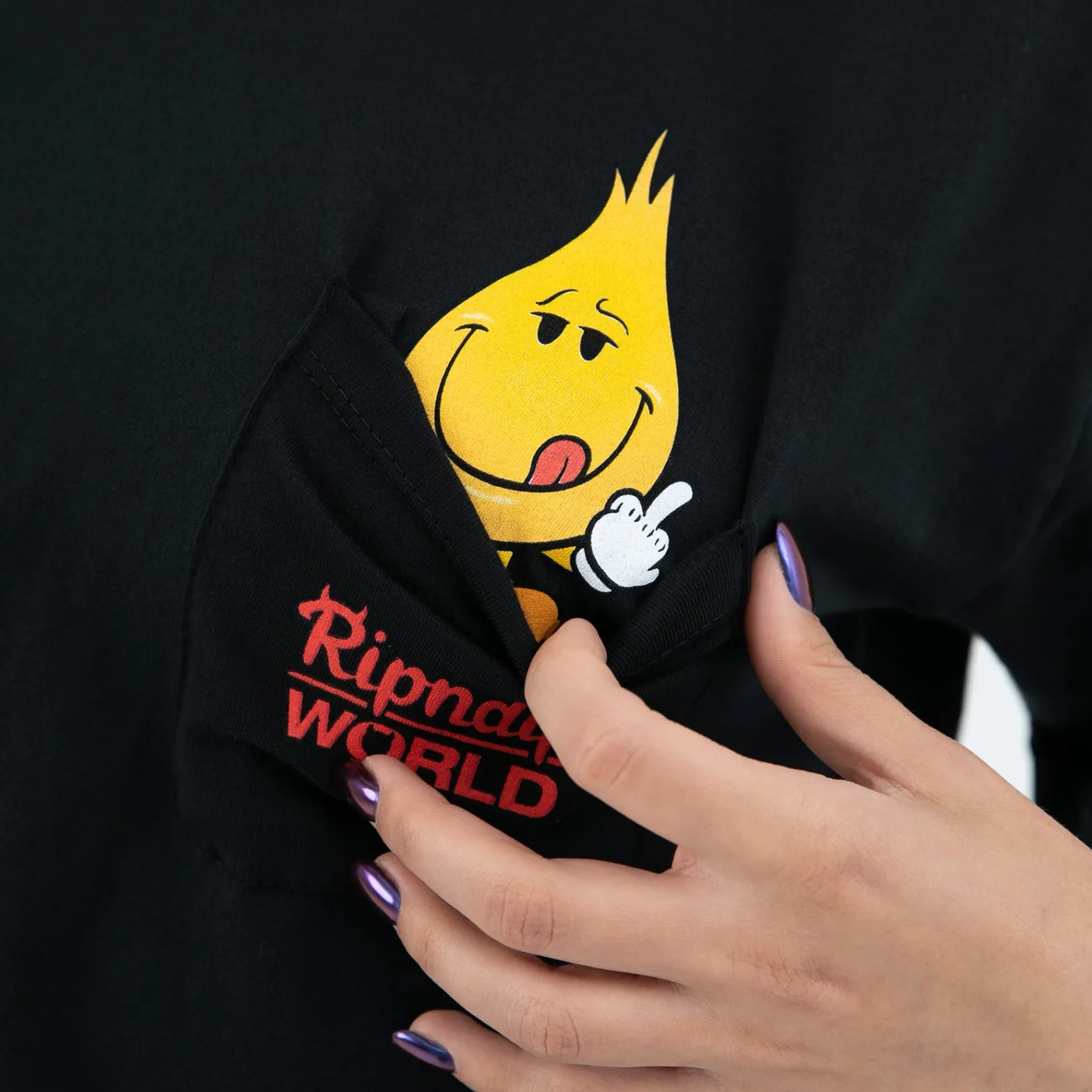 F U Flameboy Pocket Tee (Vintage Black)<Ripndip Hot