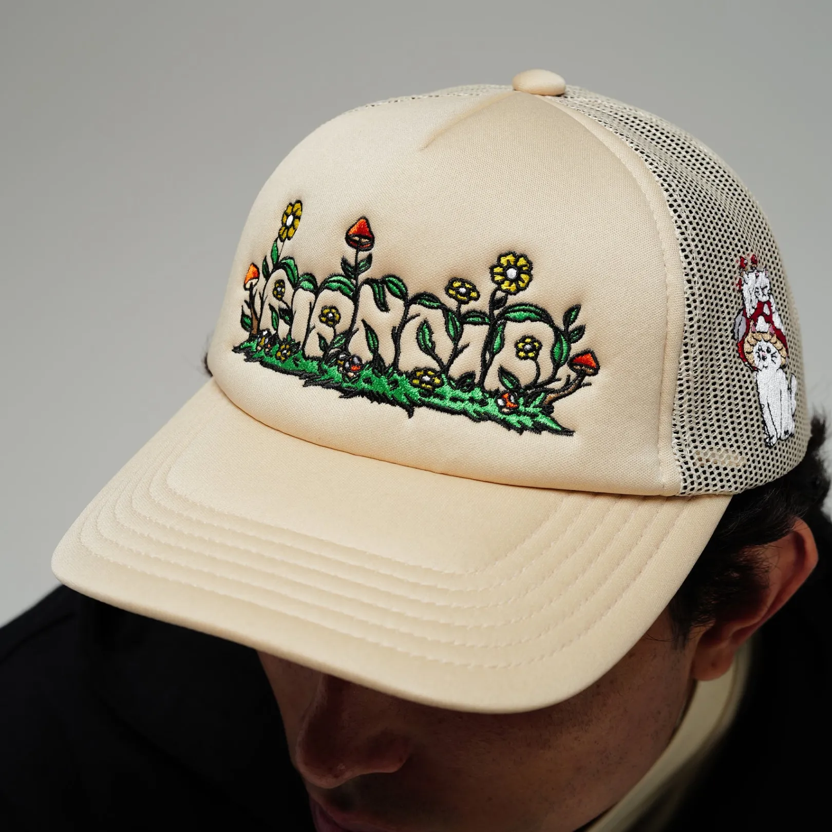 Field Friends Trucker Hat (Sand)<Ripndip Store