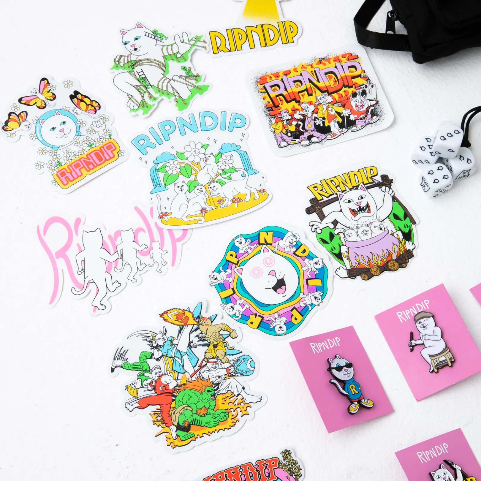 Floating Sticker Pack<Ripndip Fashion