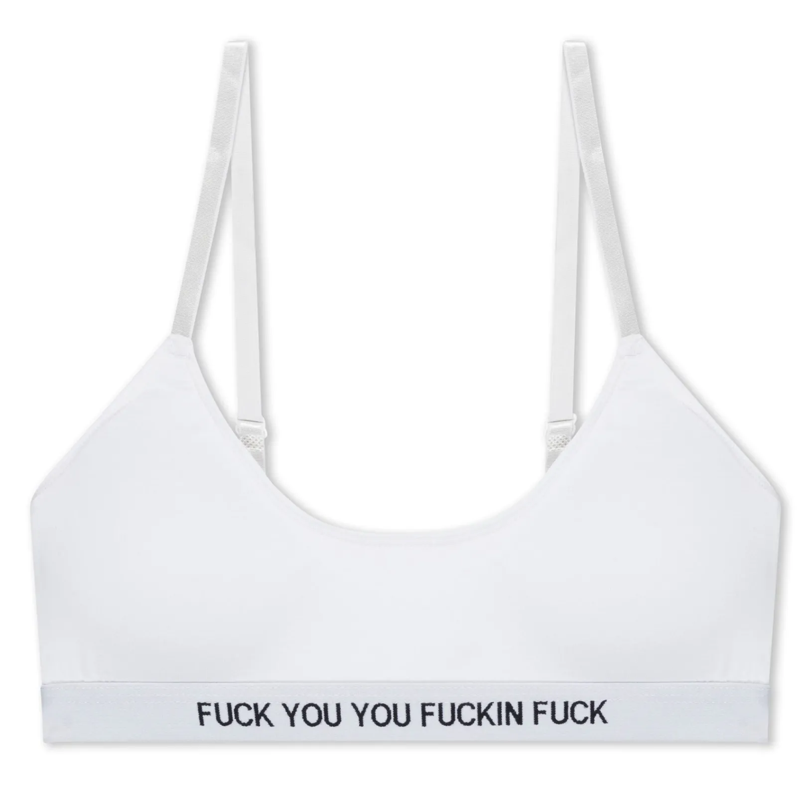 Fuckin Fuck Bralette (White)<Ripndip Hot