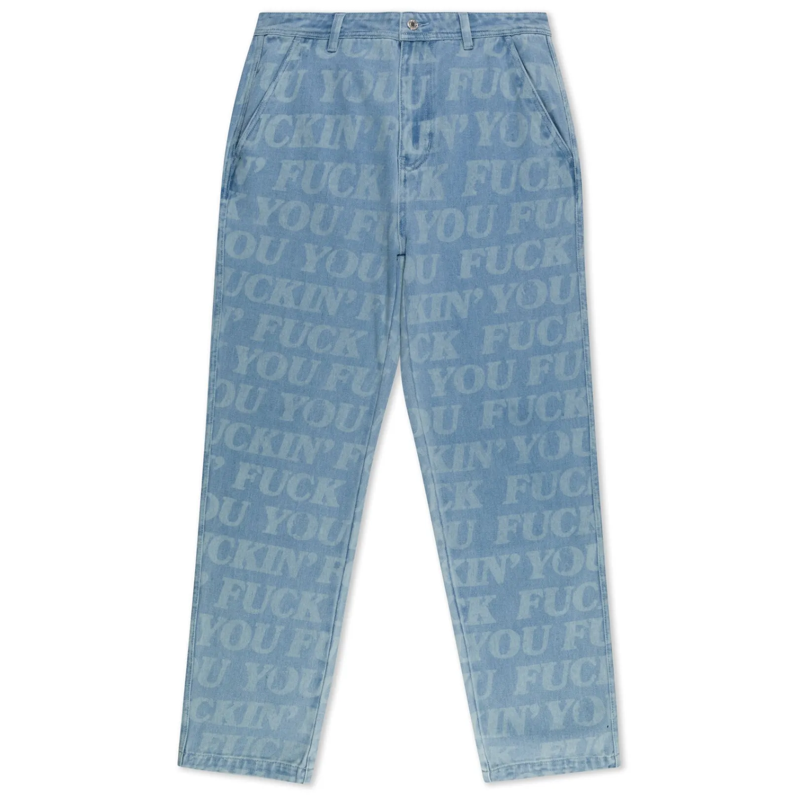 F.U.F.F. Washed Denim Pants (Light Washed Denim)<Ripndip Online