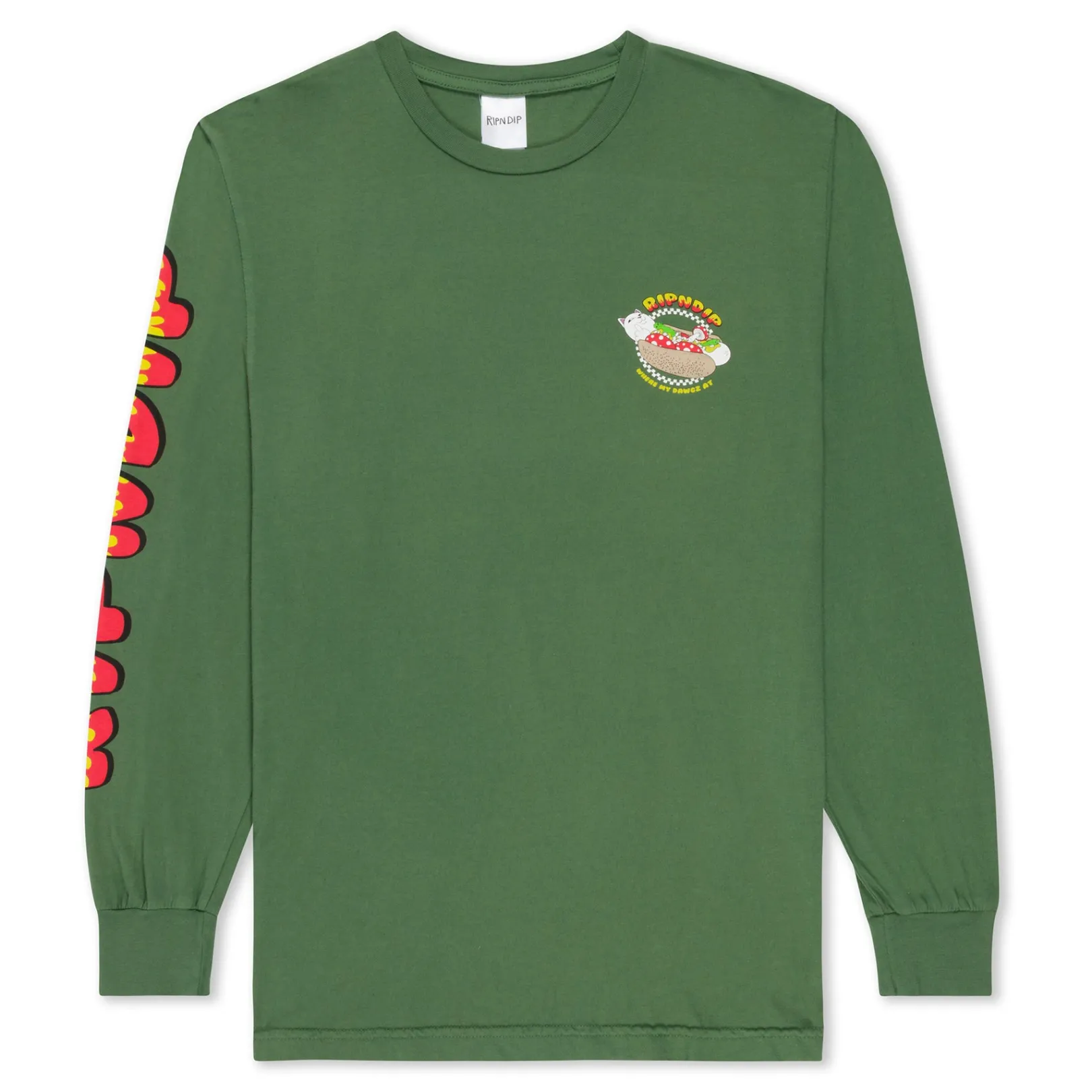 Glizzy Long Sleeve (Olive)<Ripndip Outlet