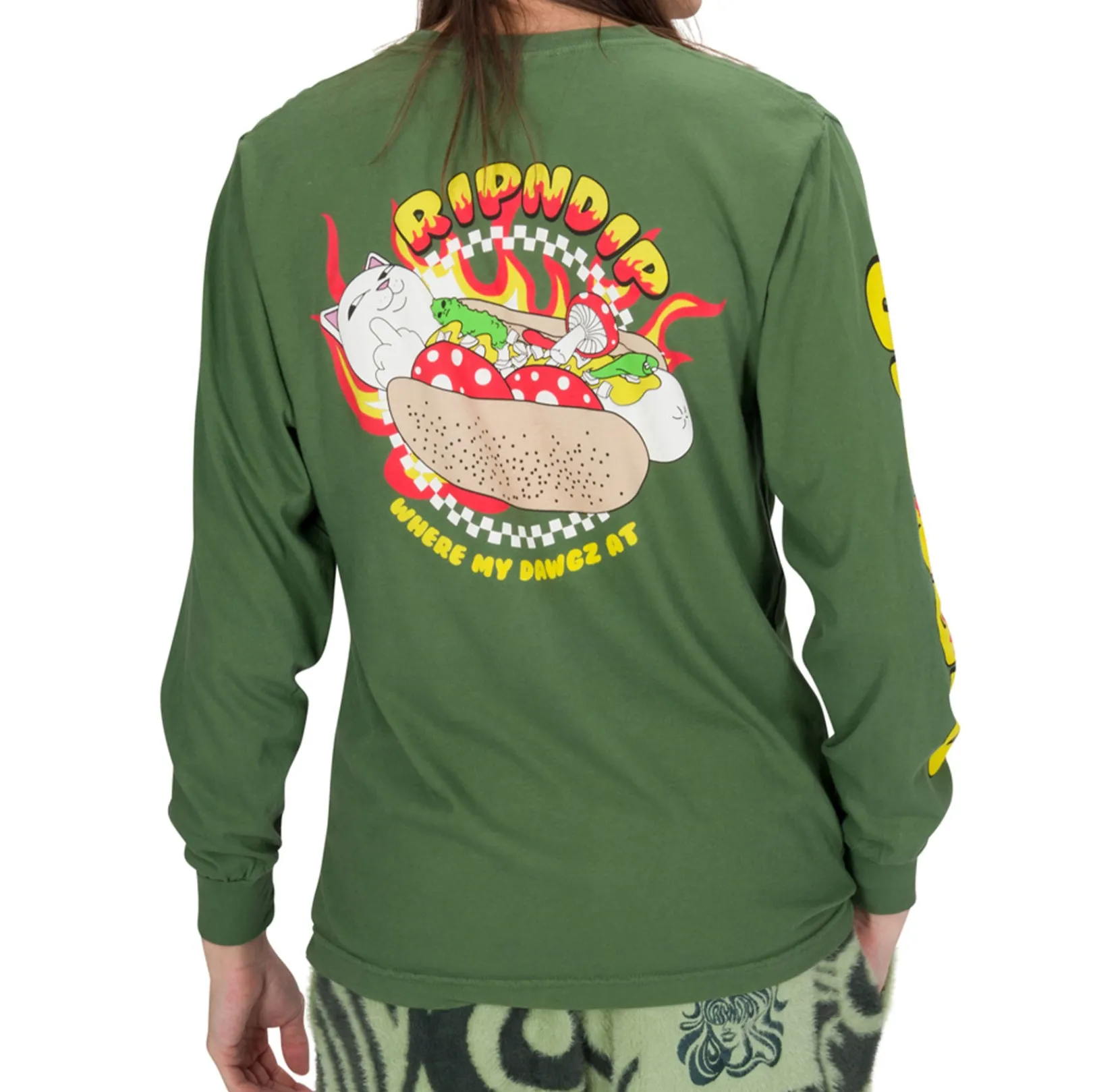 Glizzy Long Sleeve (Olive)<Ripndip Outlet