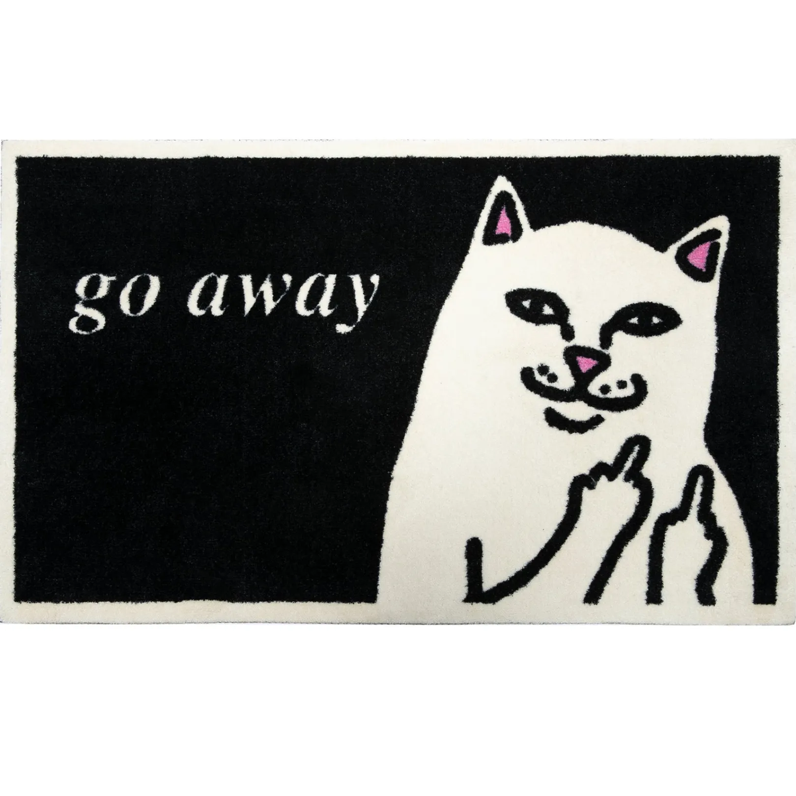 Go Away Rug (Black)<Ripndip Discount