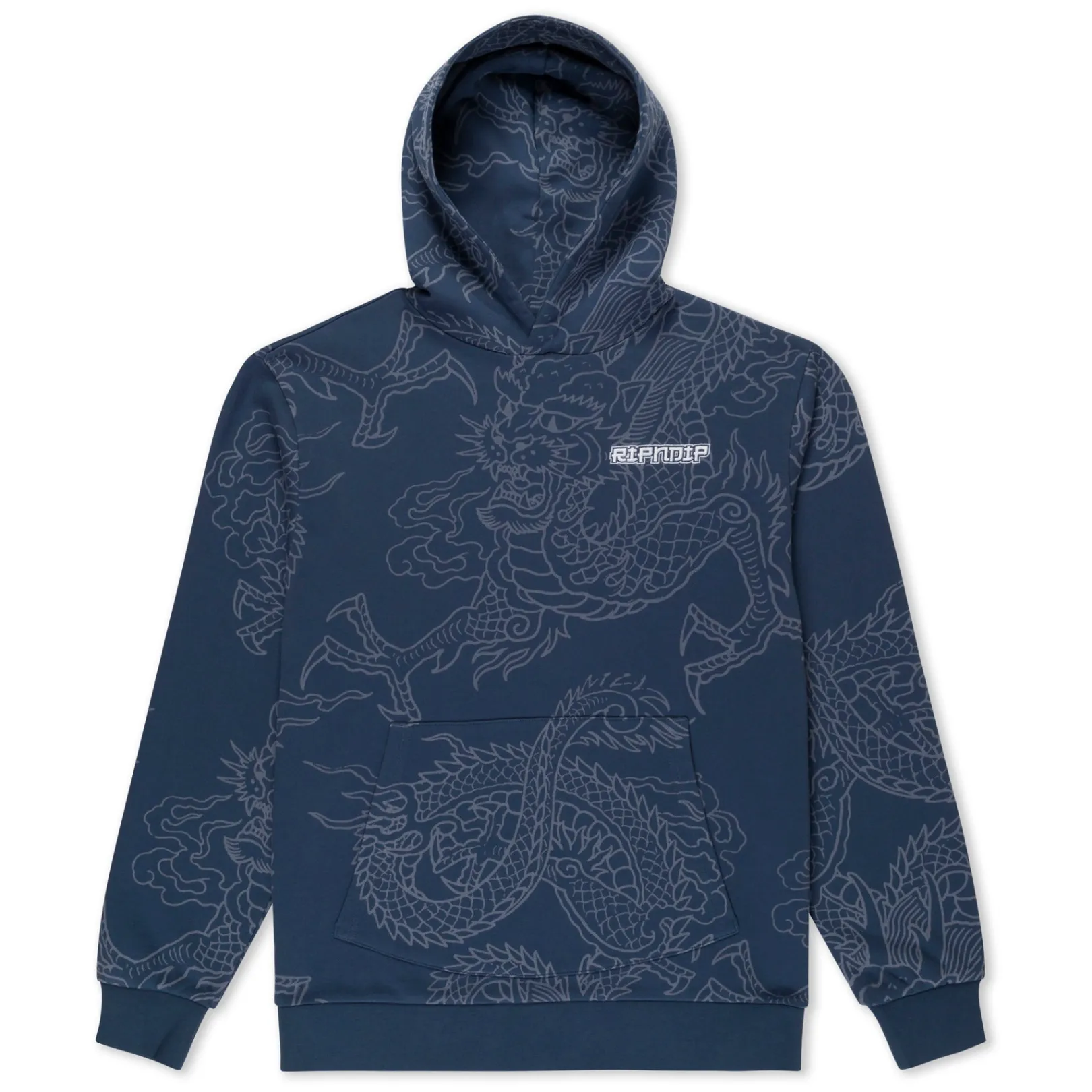 Haku Hoodie (Navy)<Ripndip New