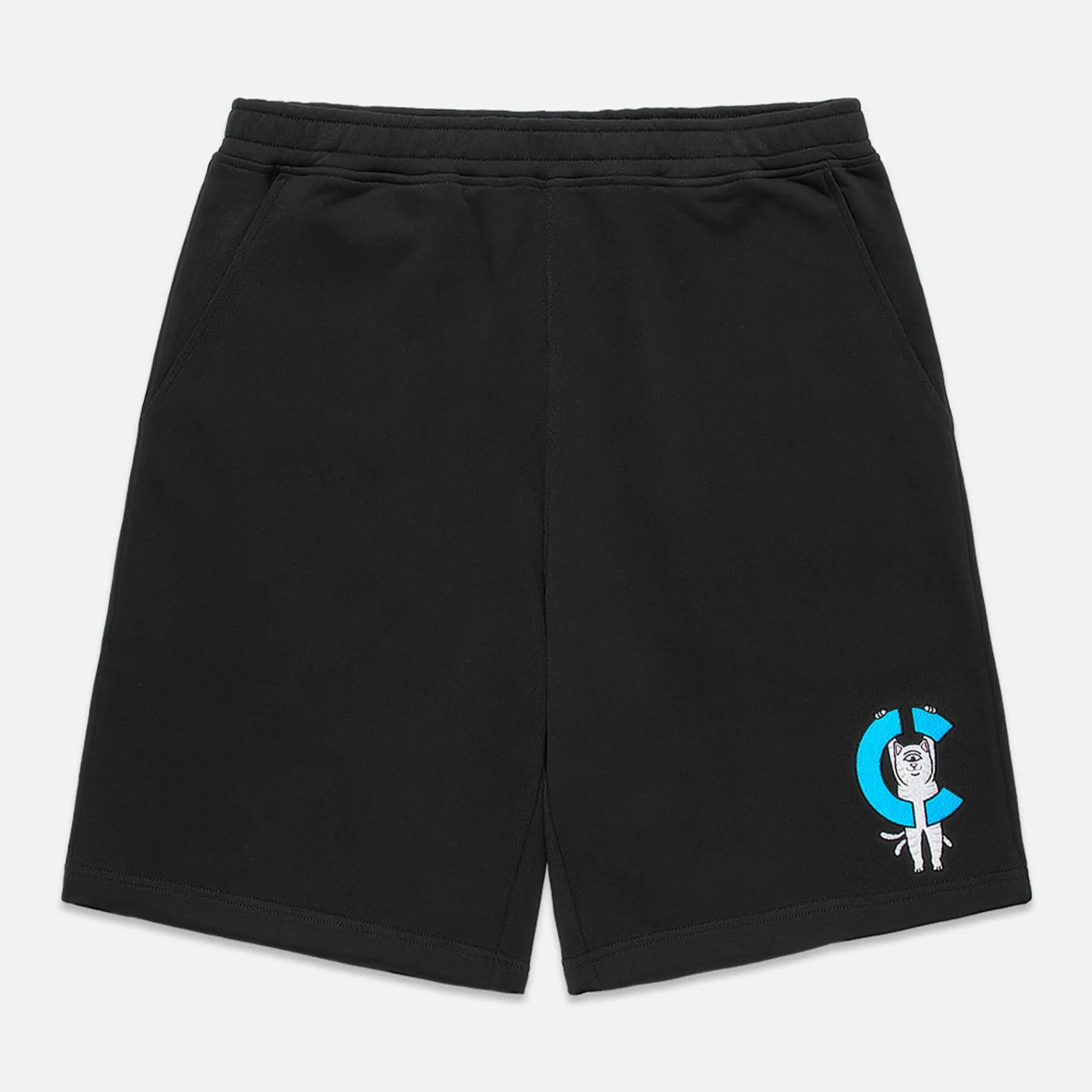 Hanging On Sweatshorts (Black)<Ripndip Fashion