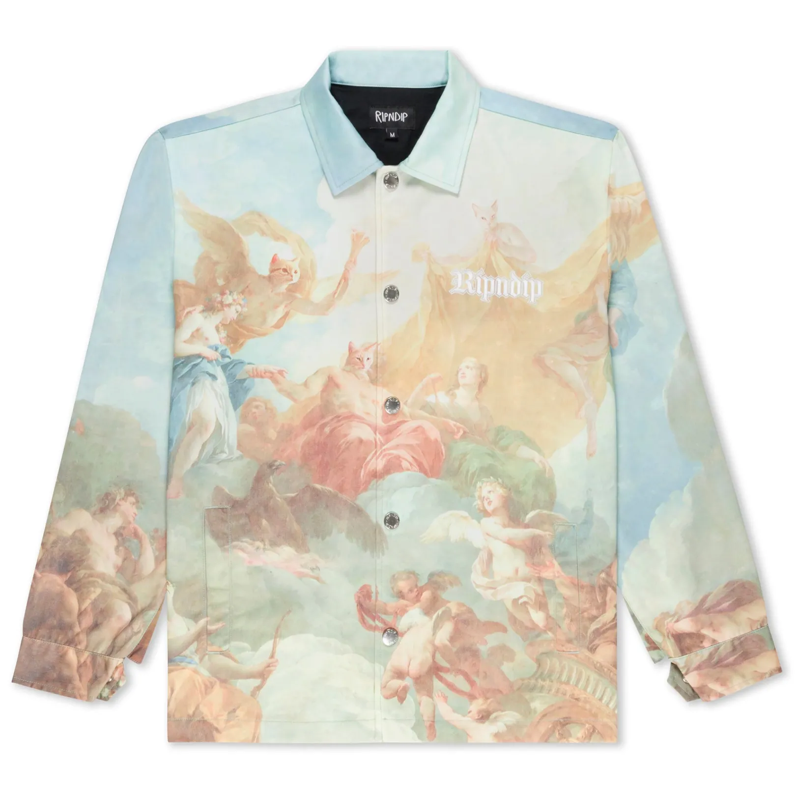 Heavens Waiting Button Up Jacket (Multi)<Ripndip Clearance