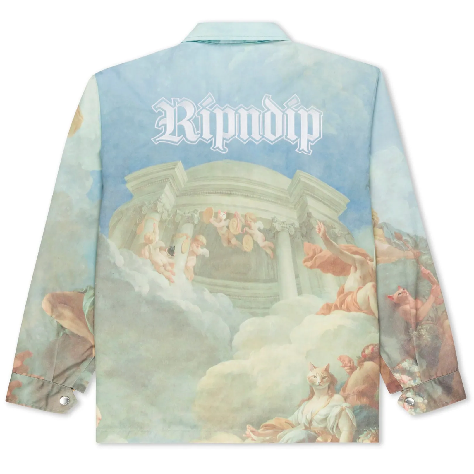 Heavens Waiting Button Up Jacket (Multi)<Ripndip Clearance