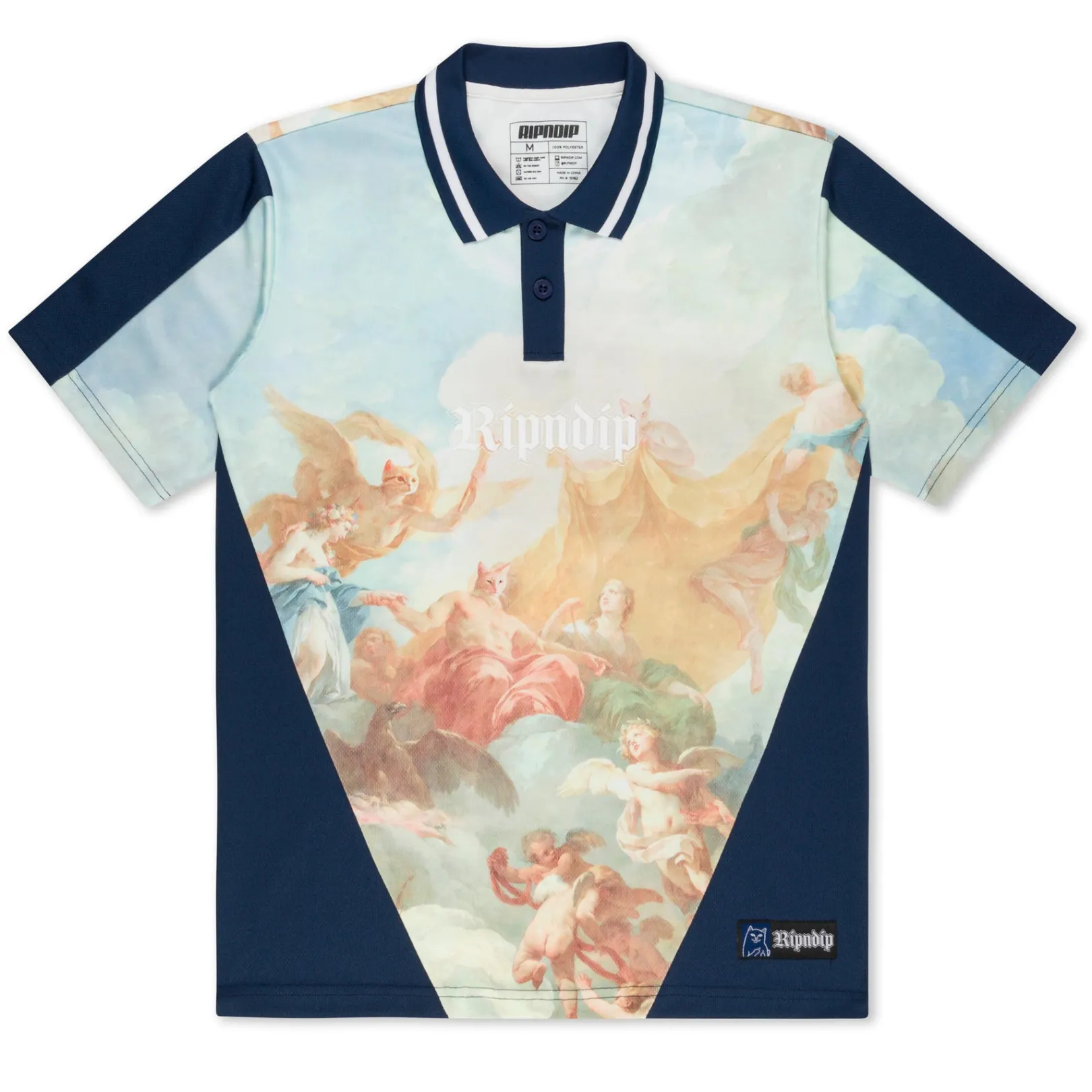 Heavens Waiting Soccer Jersey (Navy Multi)<Ripndip Hot