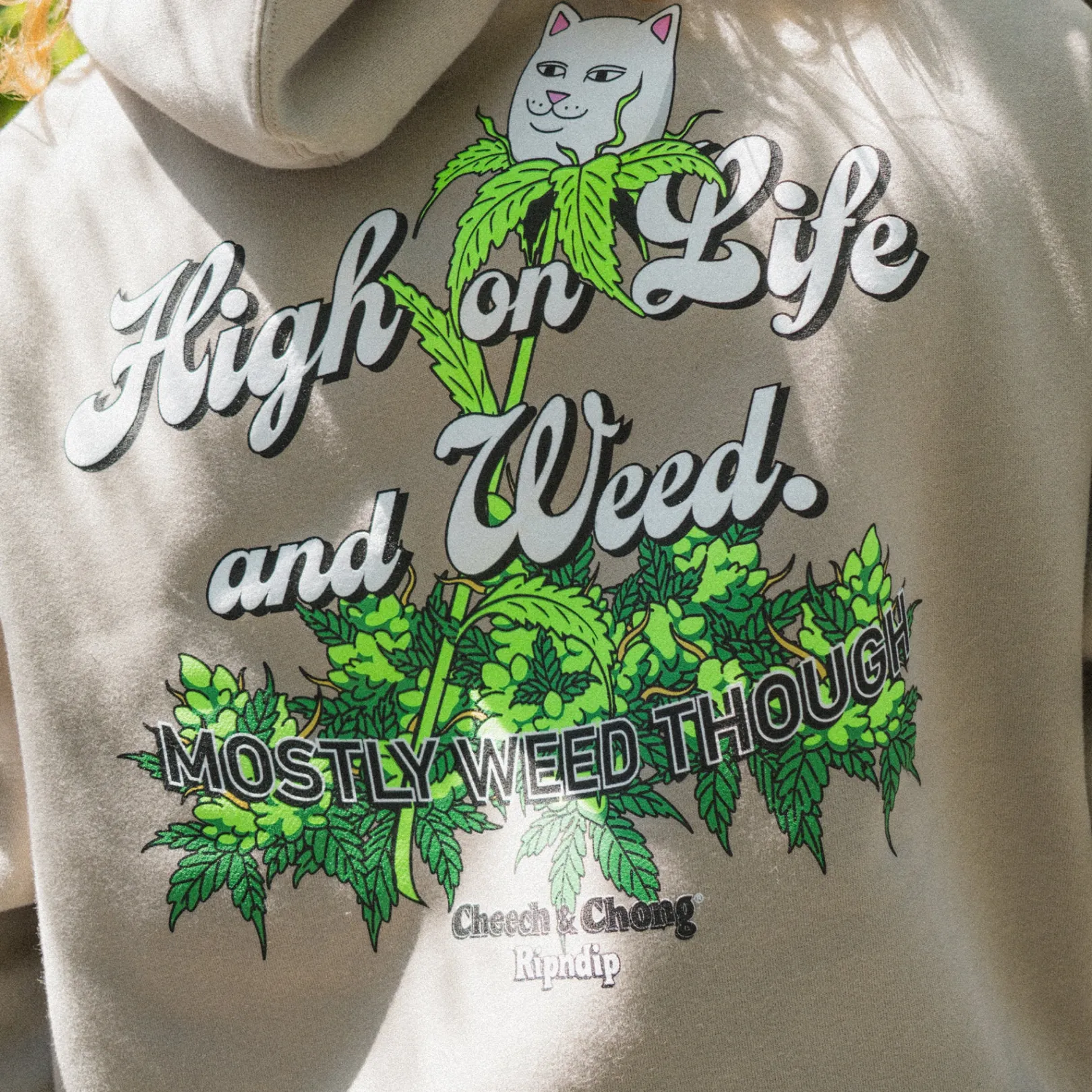 High On Life 420 Hoodie (Cement)<Ripndip Hot