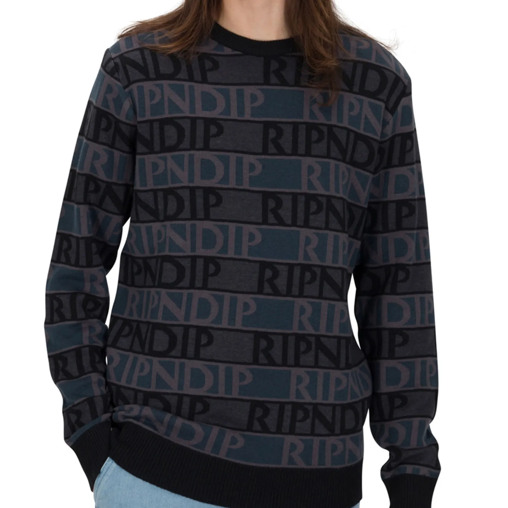 Highland Knit Sweater (Black)<Ripndip Cheap