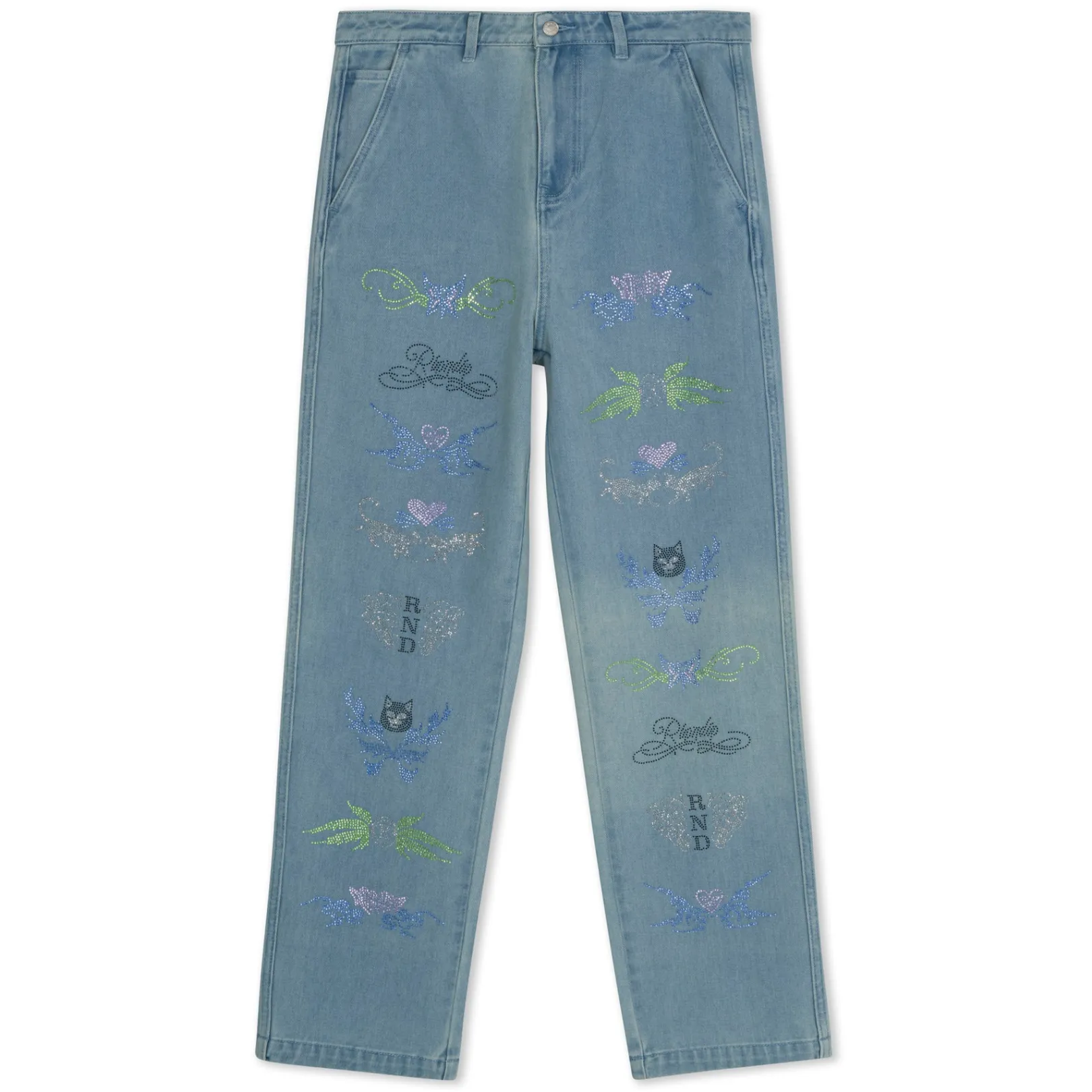 Hyaena Denim Pants (Medium Wash)<Ripndip New