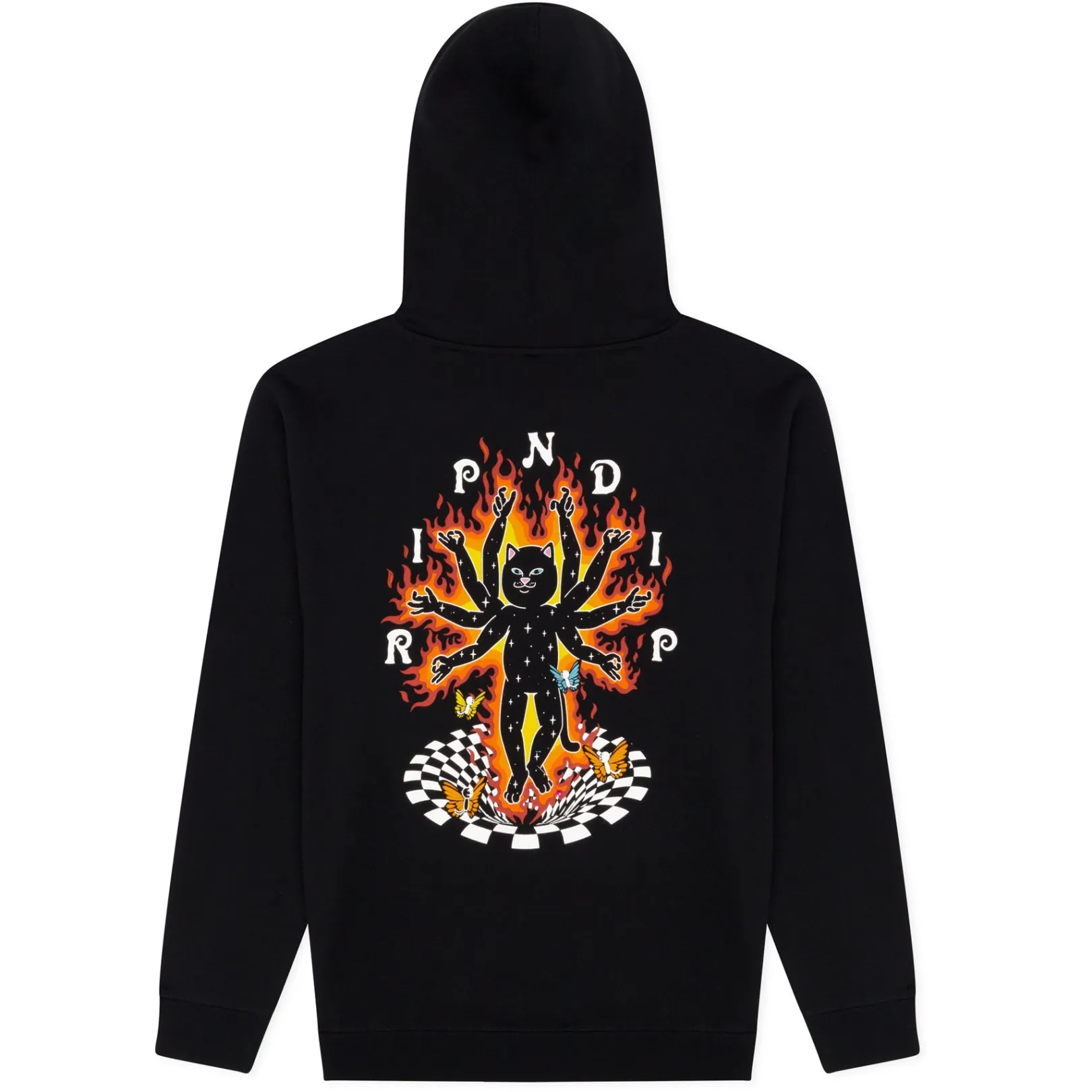 Illusion Jerm Hoodie (Black)<Ripndip Shop