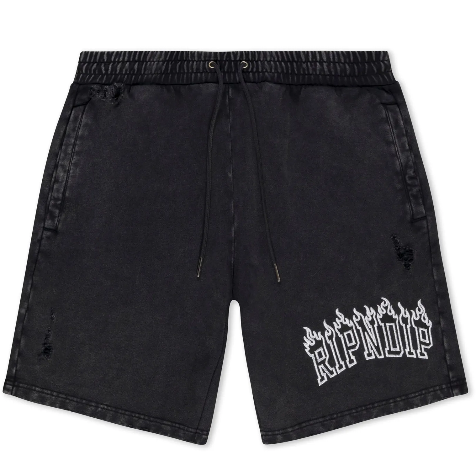 Inferno Sweat Shorts (Black Wash)<Ripndip Flash Sale