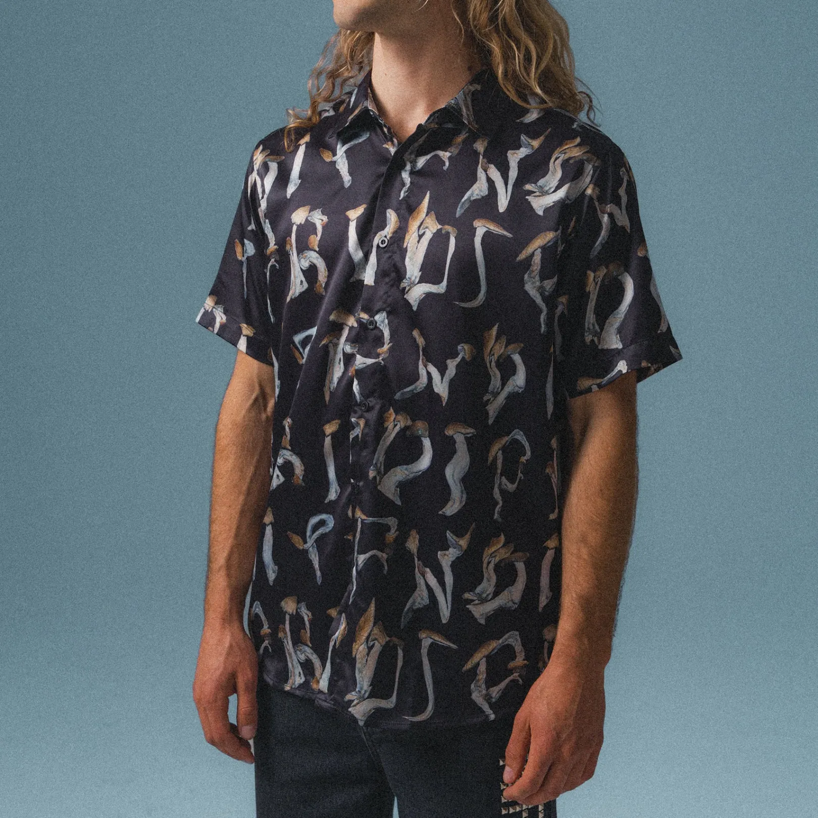 Is This Real Life Button Up (Black)<Ripndip Online