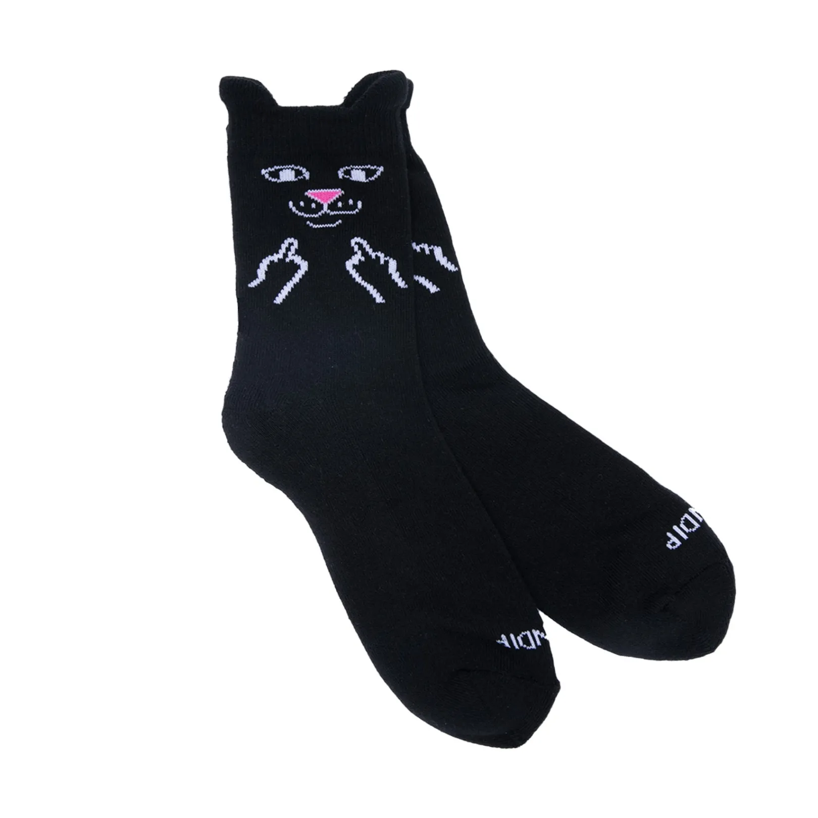 Jerm Face Mid Socks (Black)<Ripndip Online