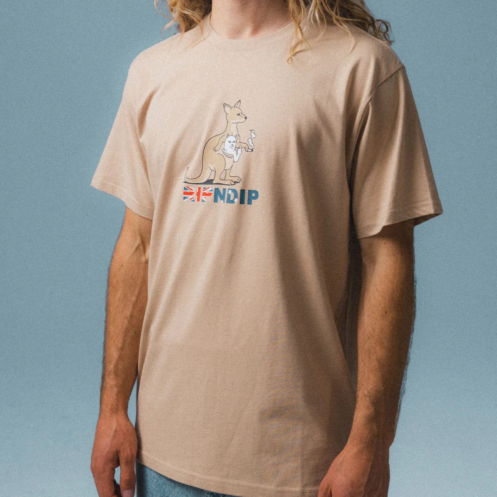 Joey Nerm Tee (Almond)<Ripndip Best Sale