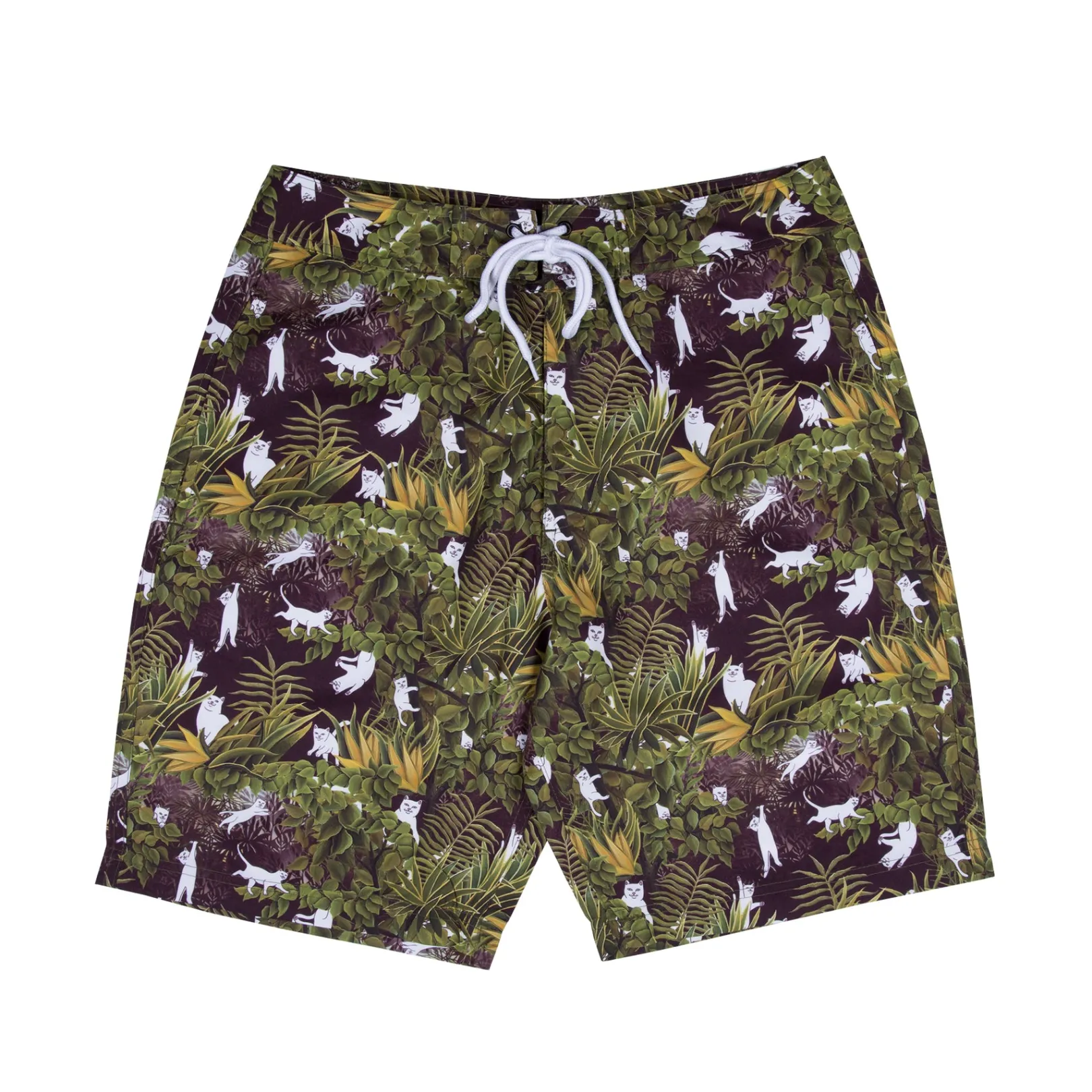 Jungle Nerm Swim Shorts (Black)<Ripndip Cheap