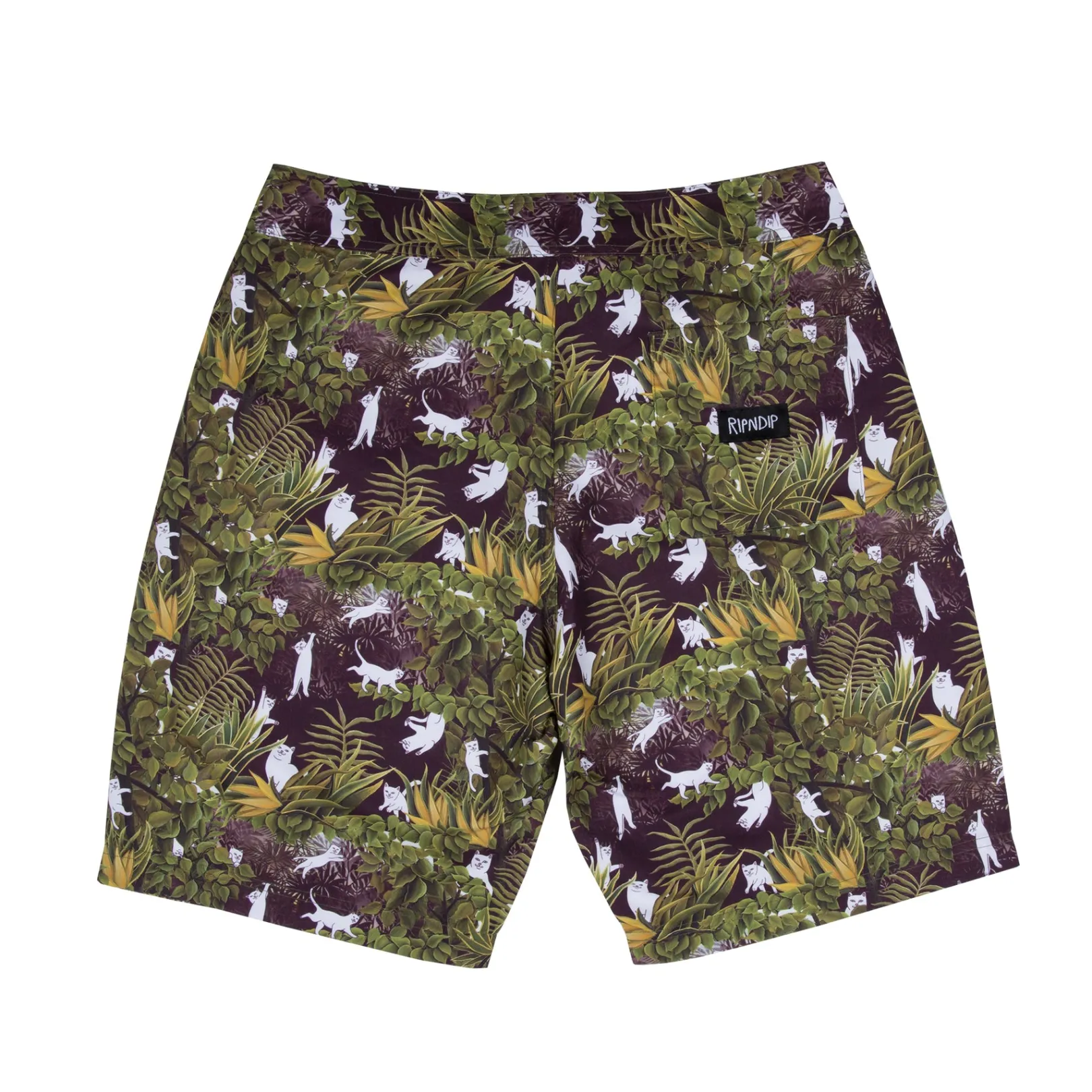 Jungle Nerm Swim Shorts (Black)<Ripndip Cheap