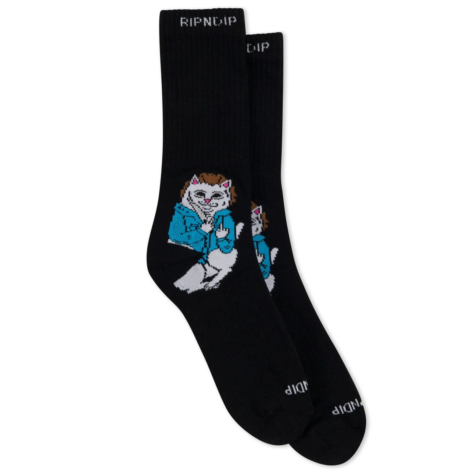 Killer Nerm Socks (Black)<Ripndip Store