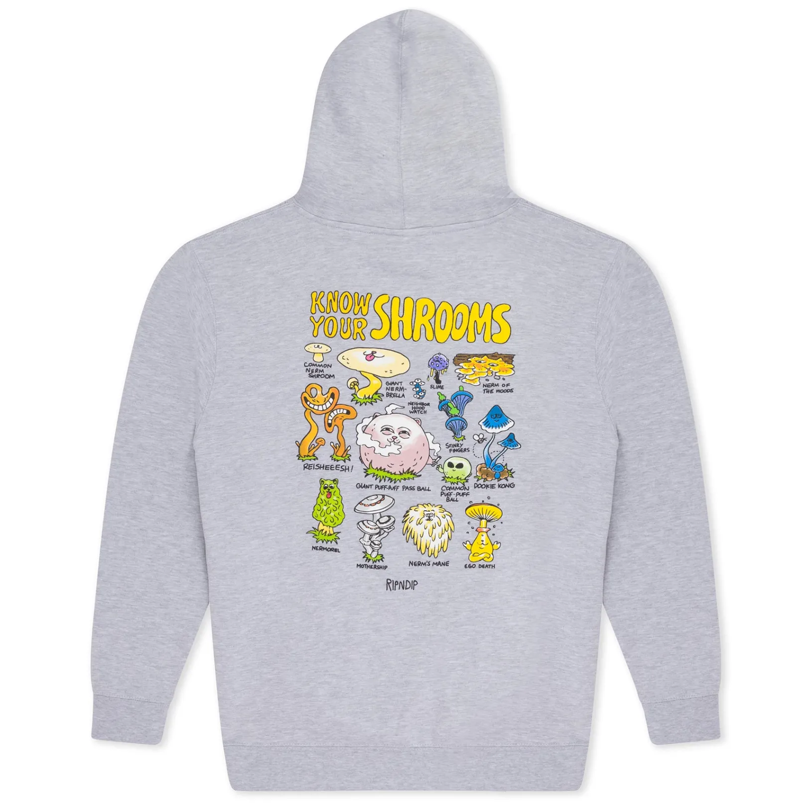 Know Ur Shrooms Hoodie (Ash Heather)<Ripndip Clearance