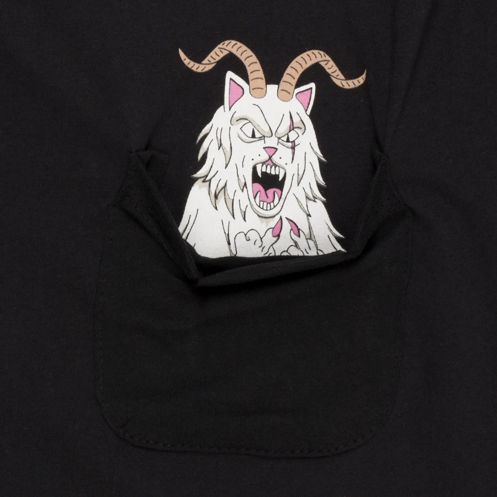 Krampus Lord Nermal Pocket Tee (Black)<Ripndip Discount