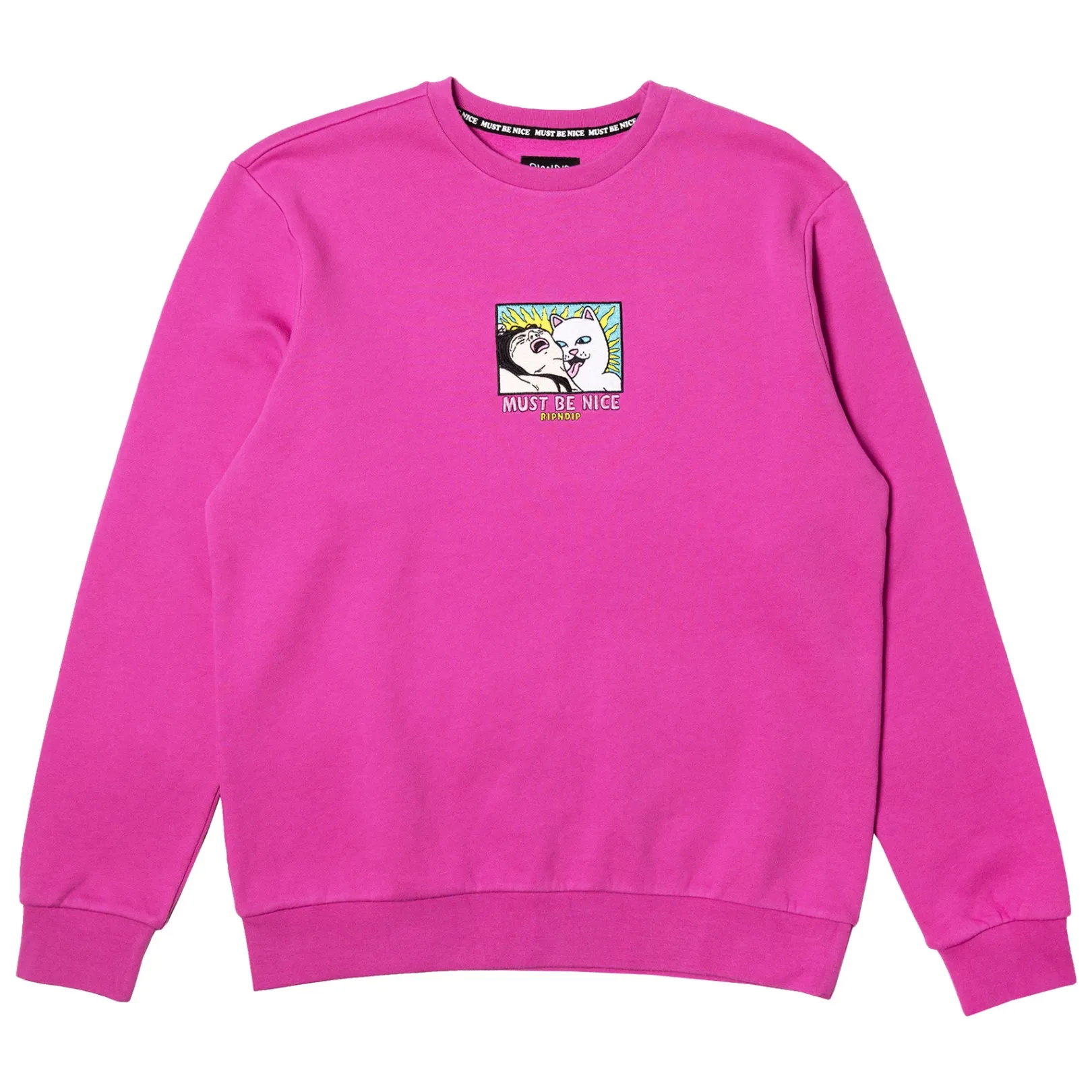 Lady Friend Crewneck (Fuchsia)<Ripndip Flash Sale