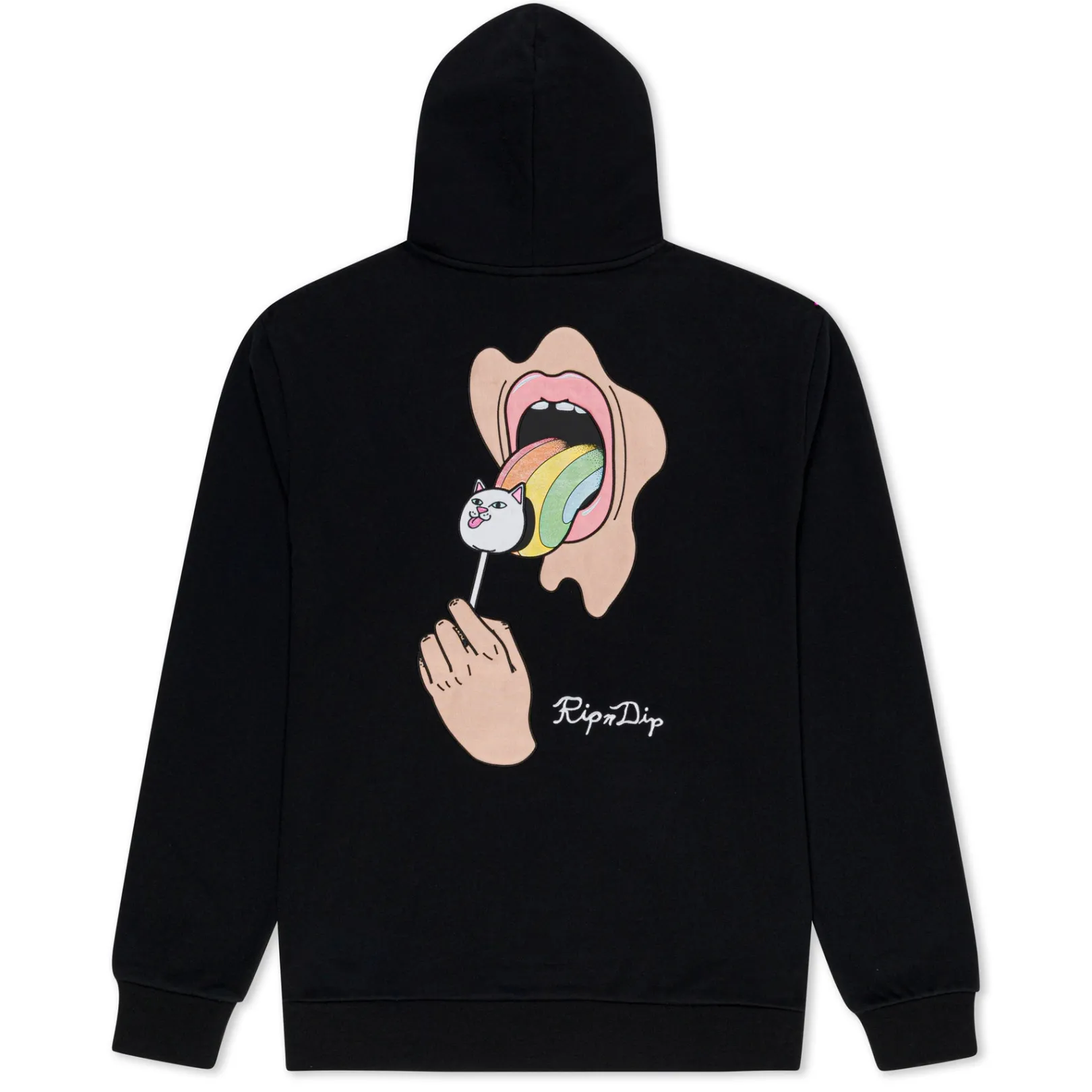 Lick Me Hoodie (Black) 14.7oz<Ripndip Flash Sale