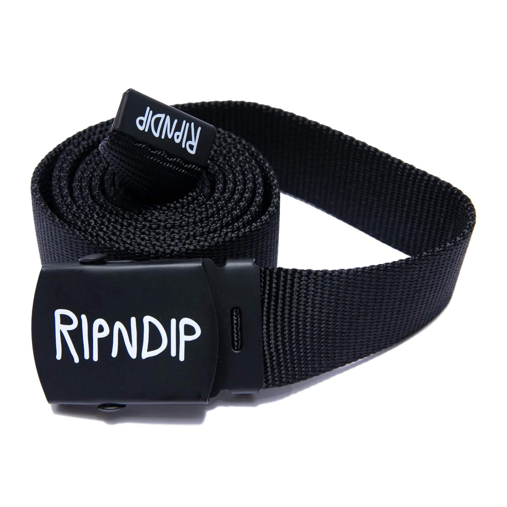 Logo Web Belt (Black)<Ripndip Flash Sale